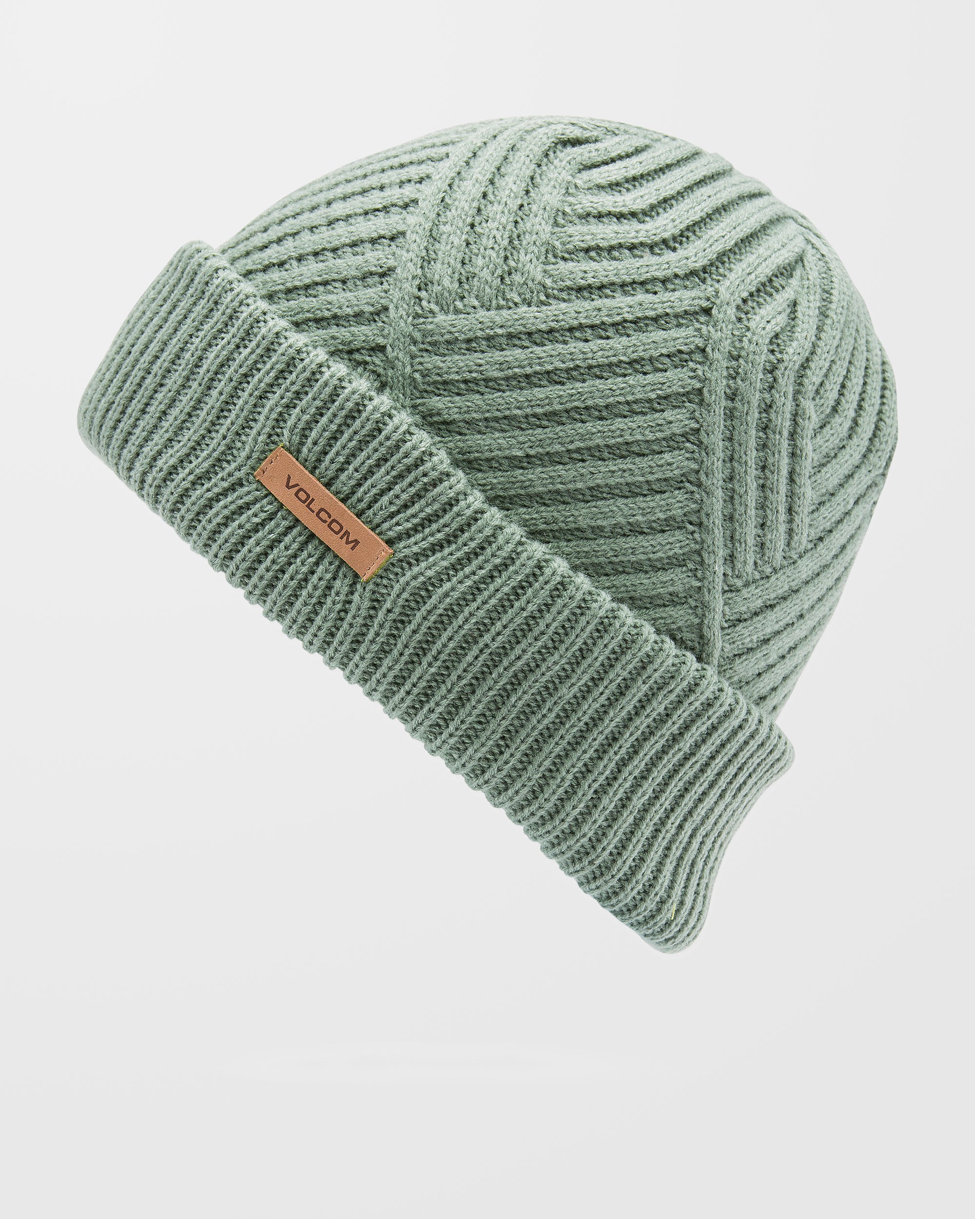 Stone Knit Beanie - Lichen Green - Image 3