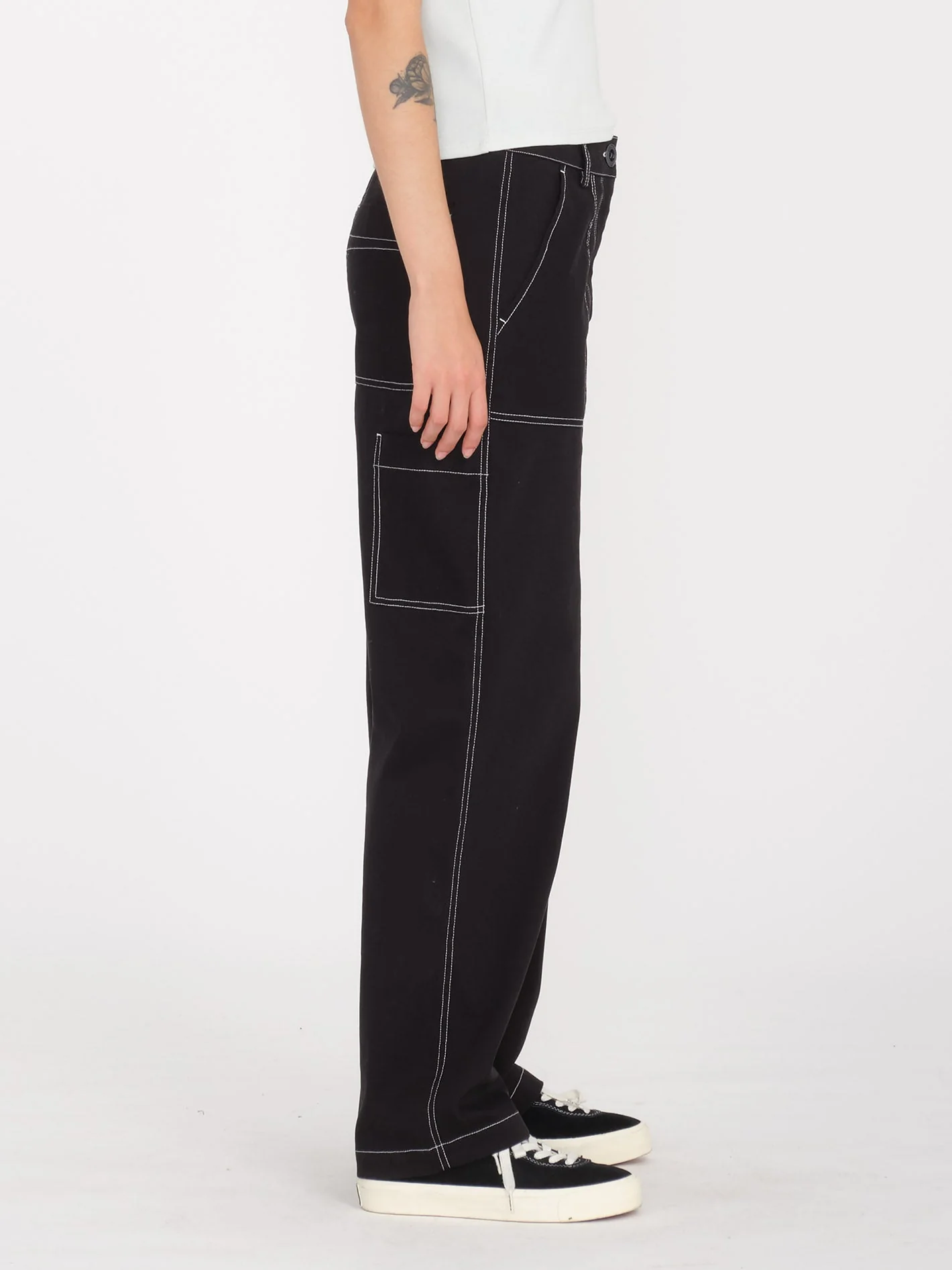 Stone Kraft Trousers - Black - Image 3