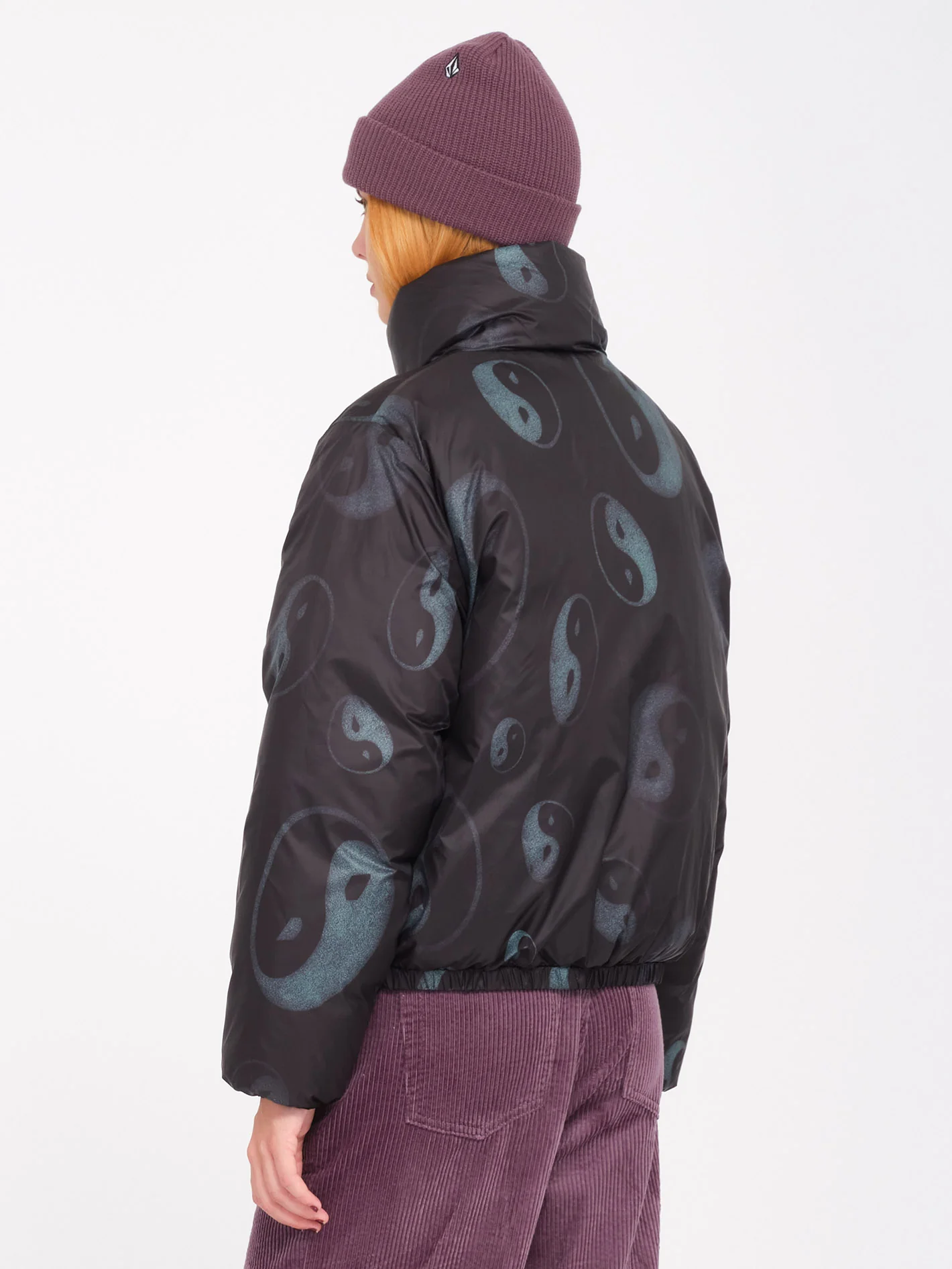 Stone Sense Puff Jacket (Reversible) - Black - Image 6