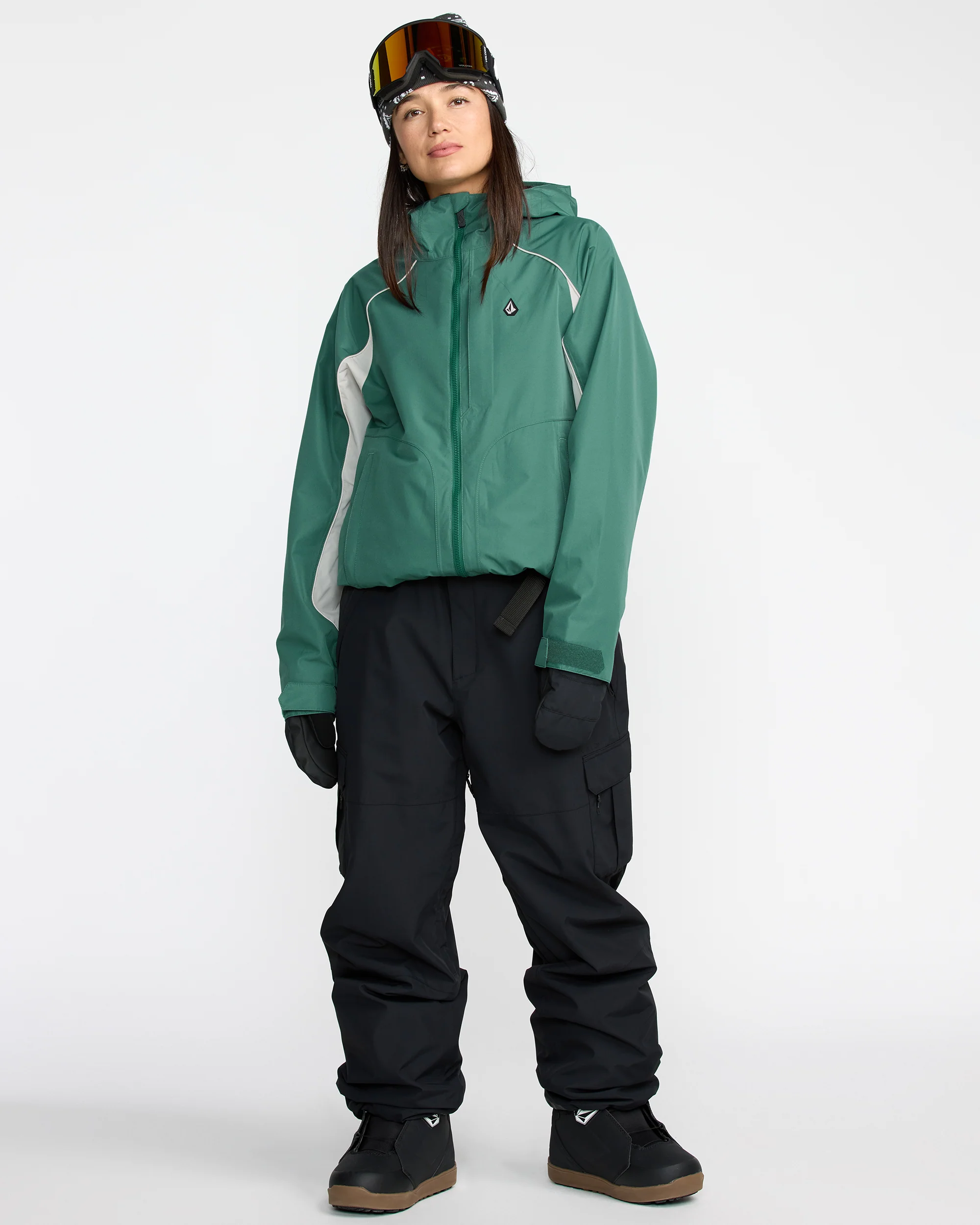 Stone Smokeshow 20K Jacket - Spruce Green - Image 3