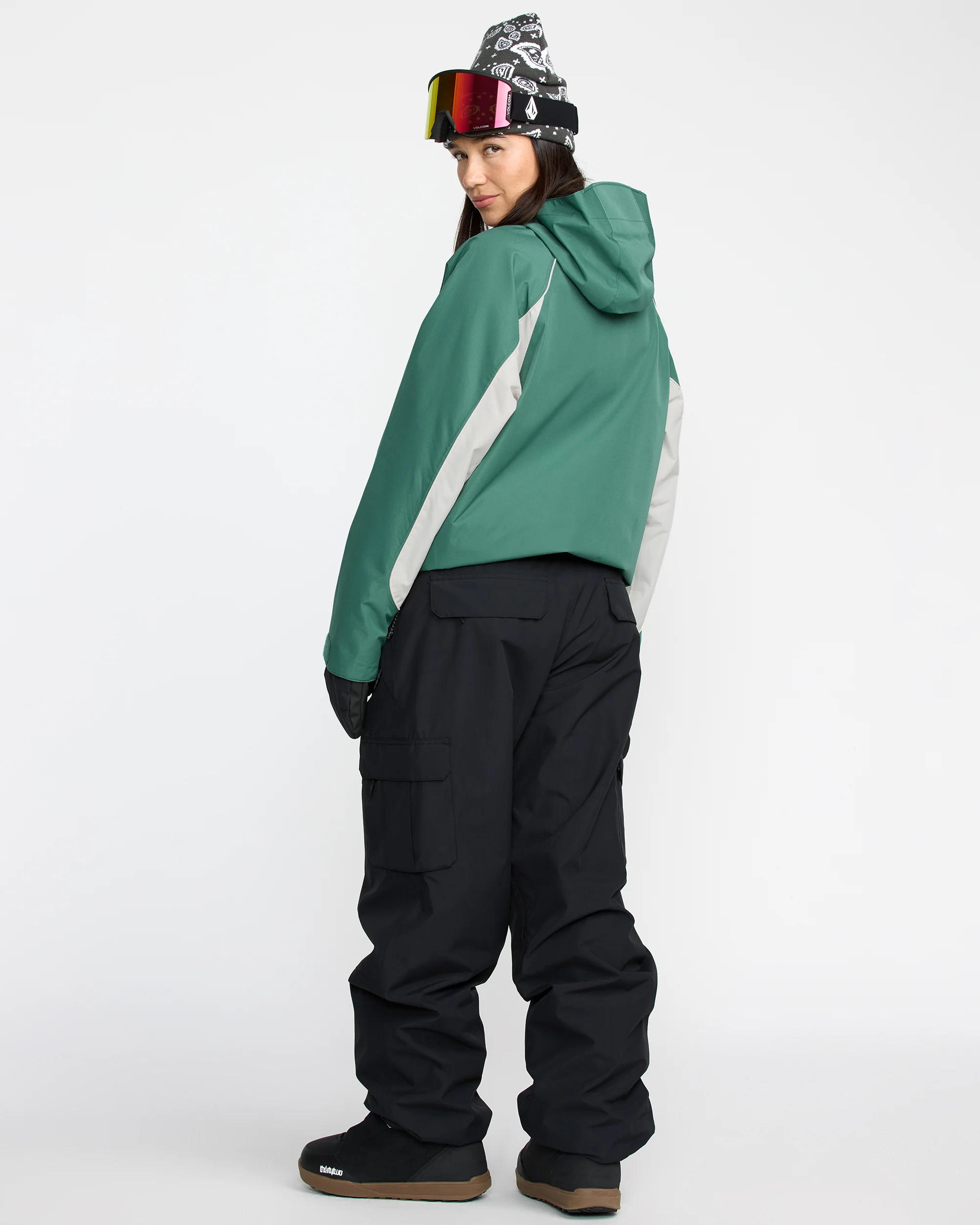 Stone Smokeshow 20K Jacket - Spruce Green - Image 4
