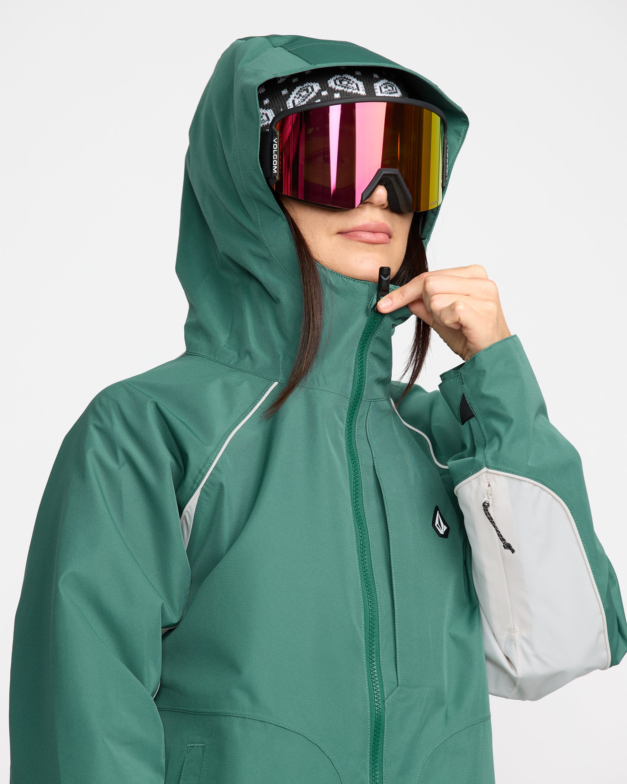Stone Smokeshow 20K Jacket - Spruce Green - Image 5