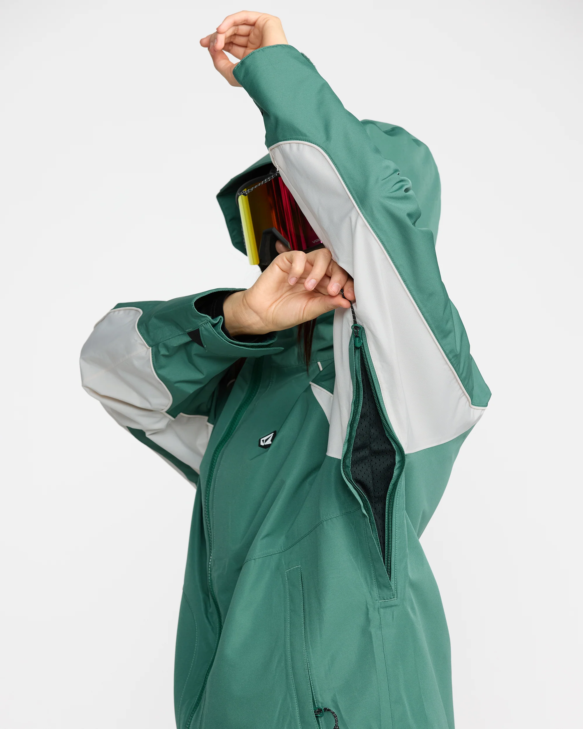 Stone Smokeshow 20K Jacket - Spruce Green - Image 6