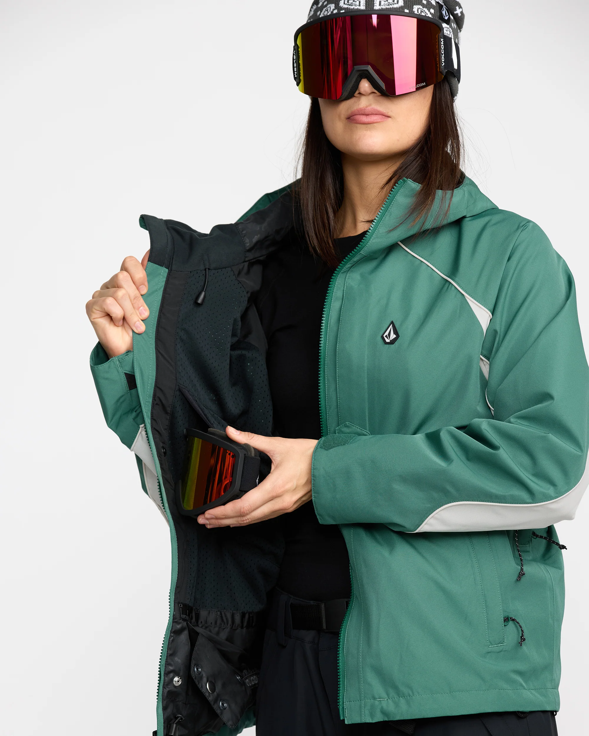 Stone Smokeshow 20K Jacket - Spruce Green - Image 8