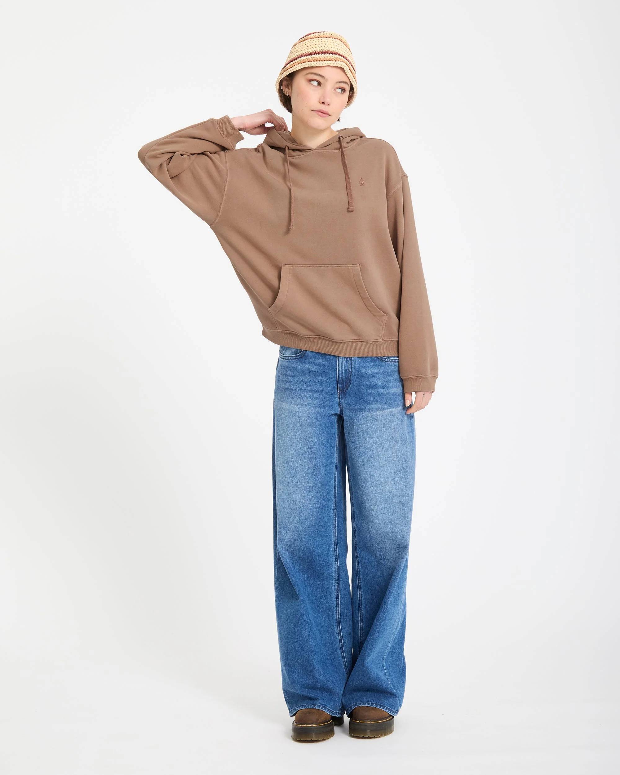 Stone Soft Hoodie - Pale Khaki - Image 6
