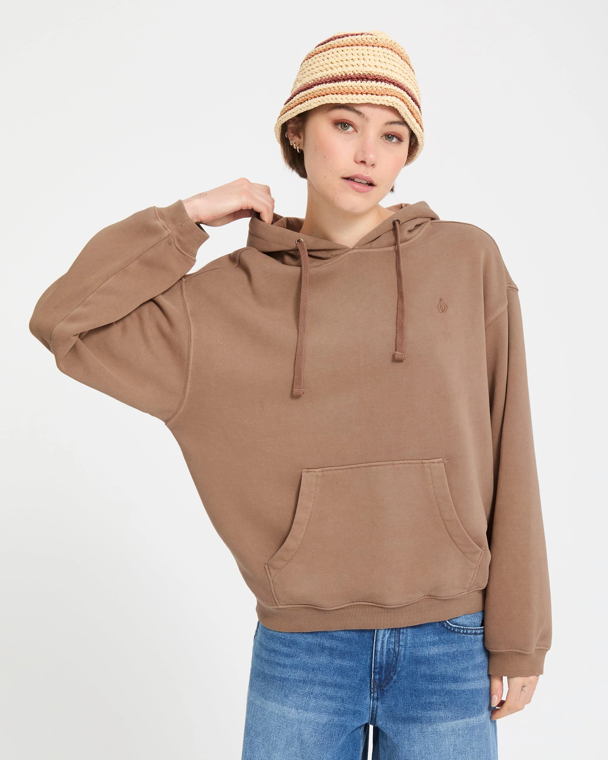 Stone Soft Hoodie - Pale Khaki - Image 7