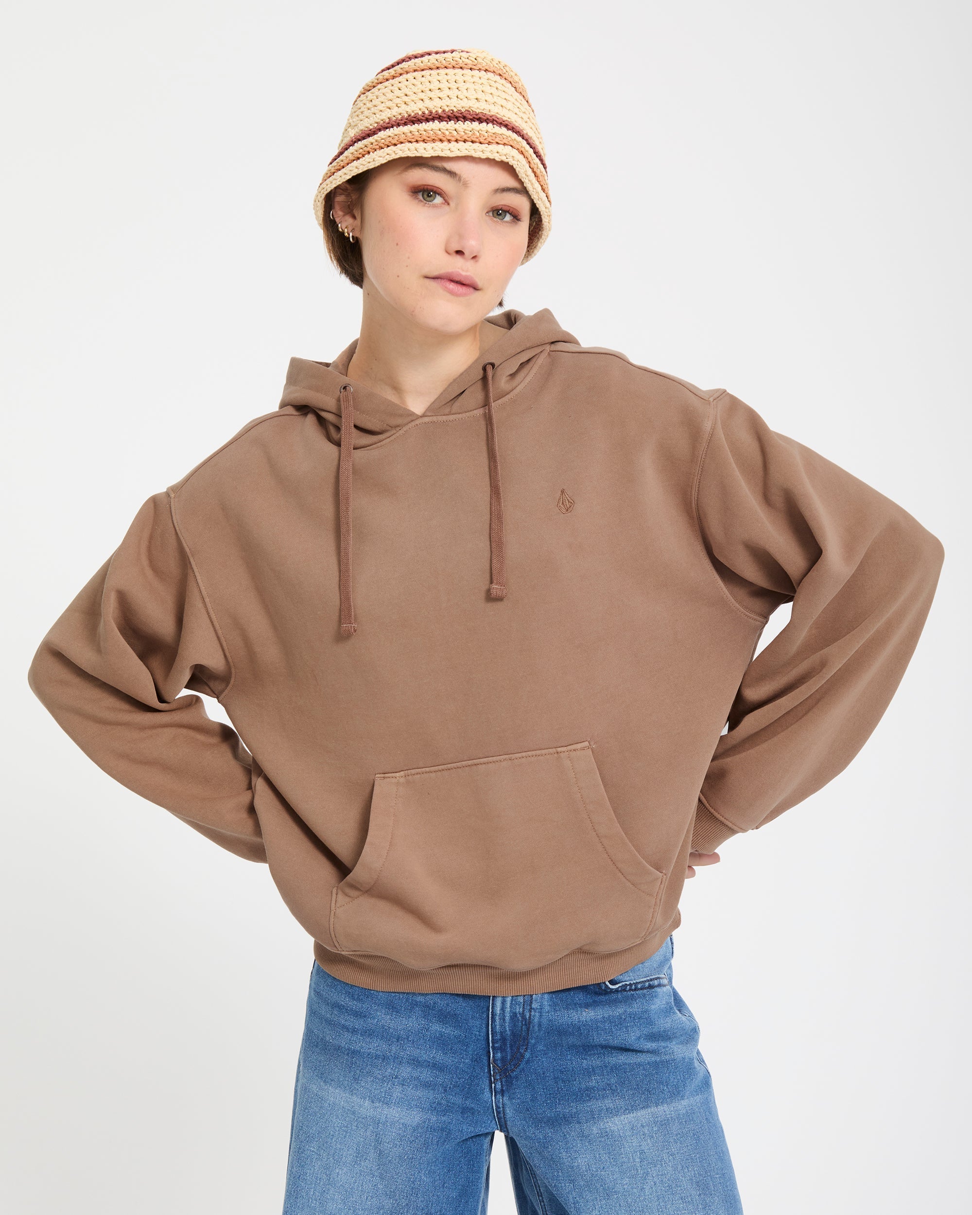 Stone Soft Hoodie - Pale Khaki - Image 8