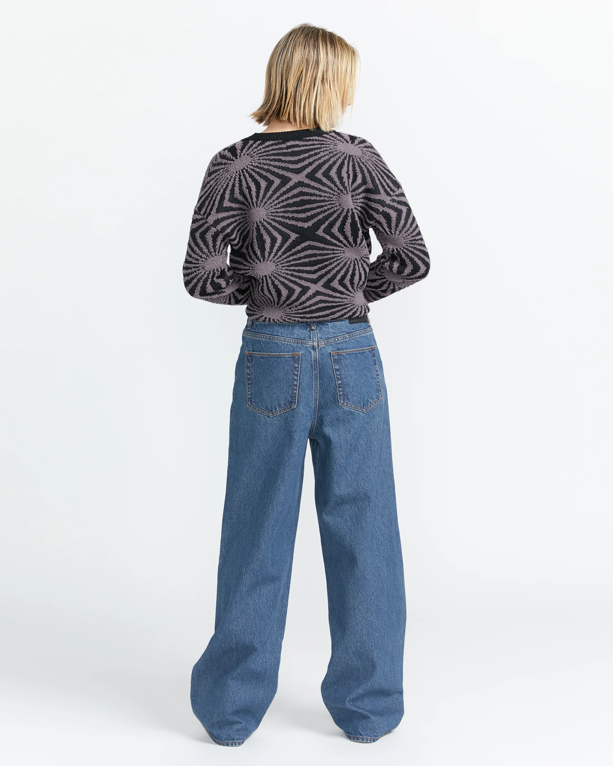 Stoned High Rise Jeans - Indigo Ridge Wash - Image 4