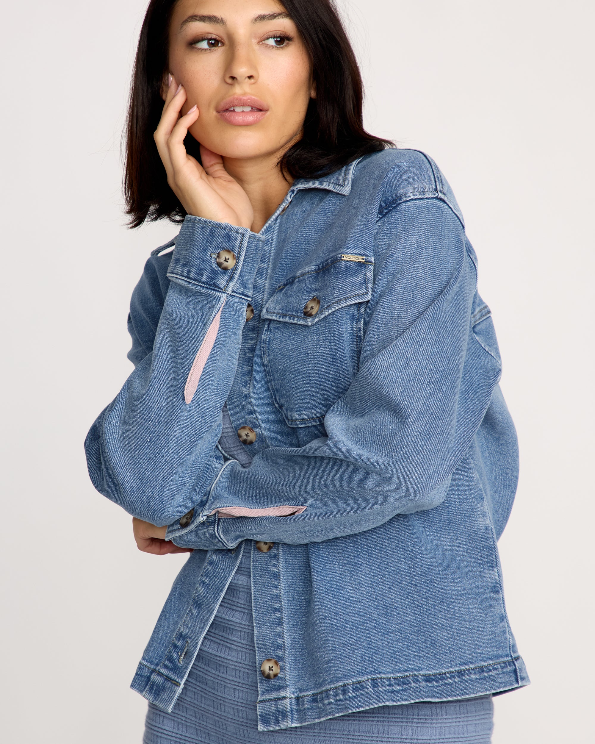 Stoned Boyfriend Jacket - Deep River Blues - Image 4