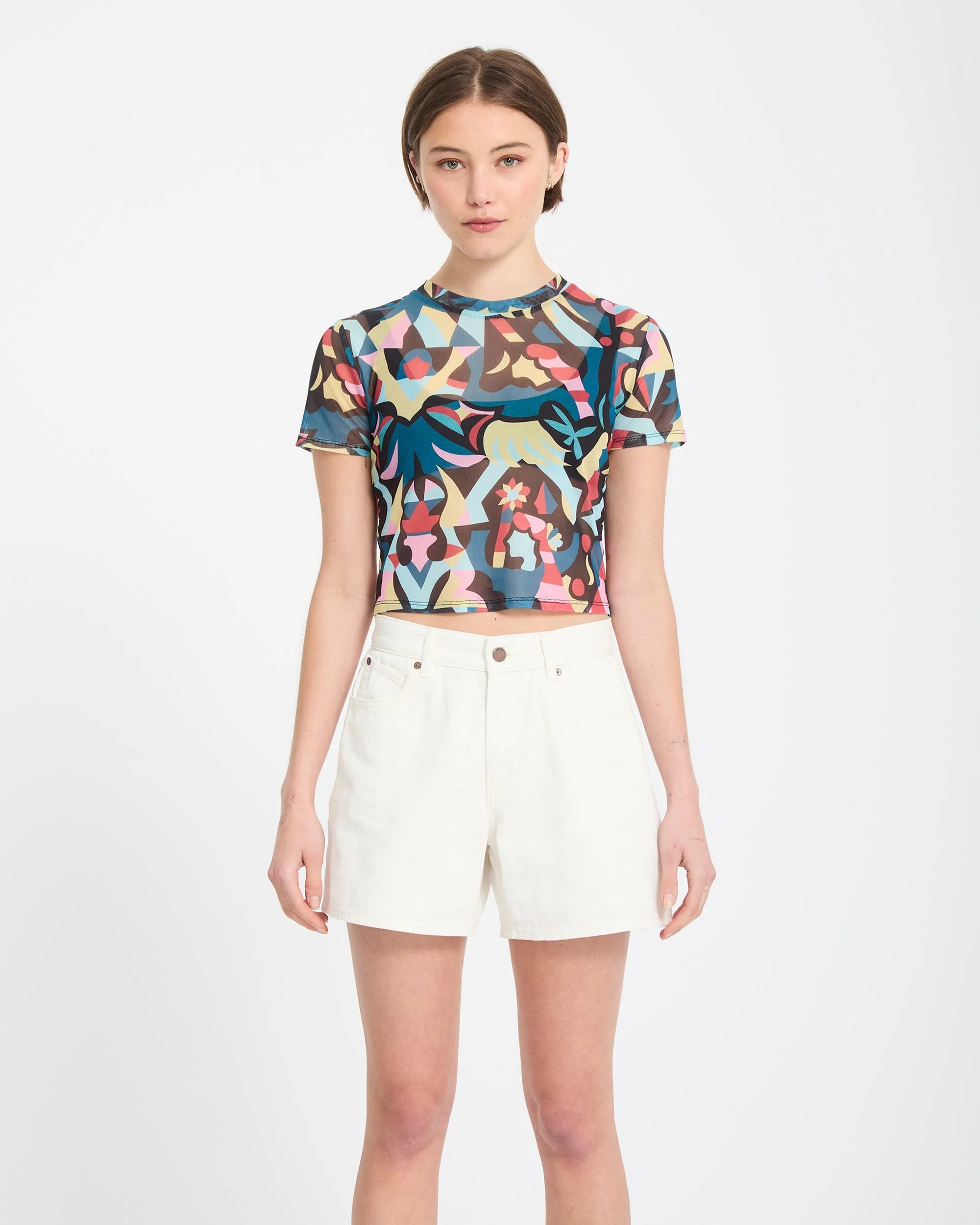 Stoned Boyfriend Short - Vintage White - Image 11