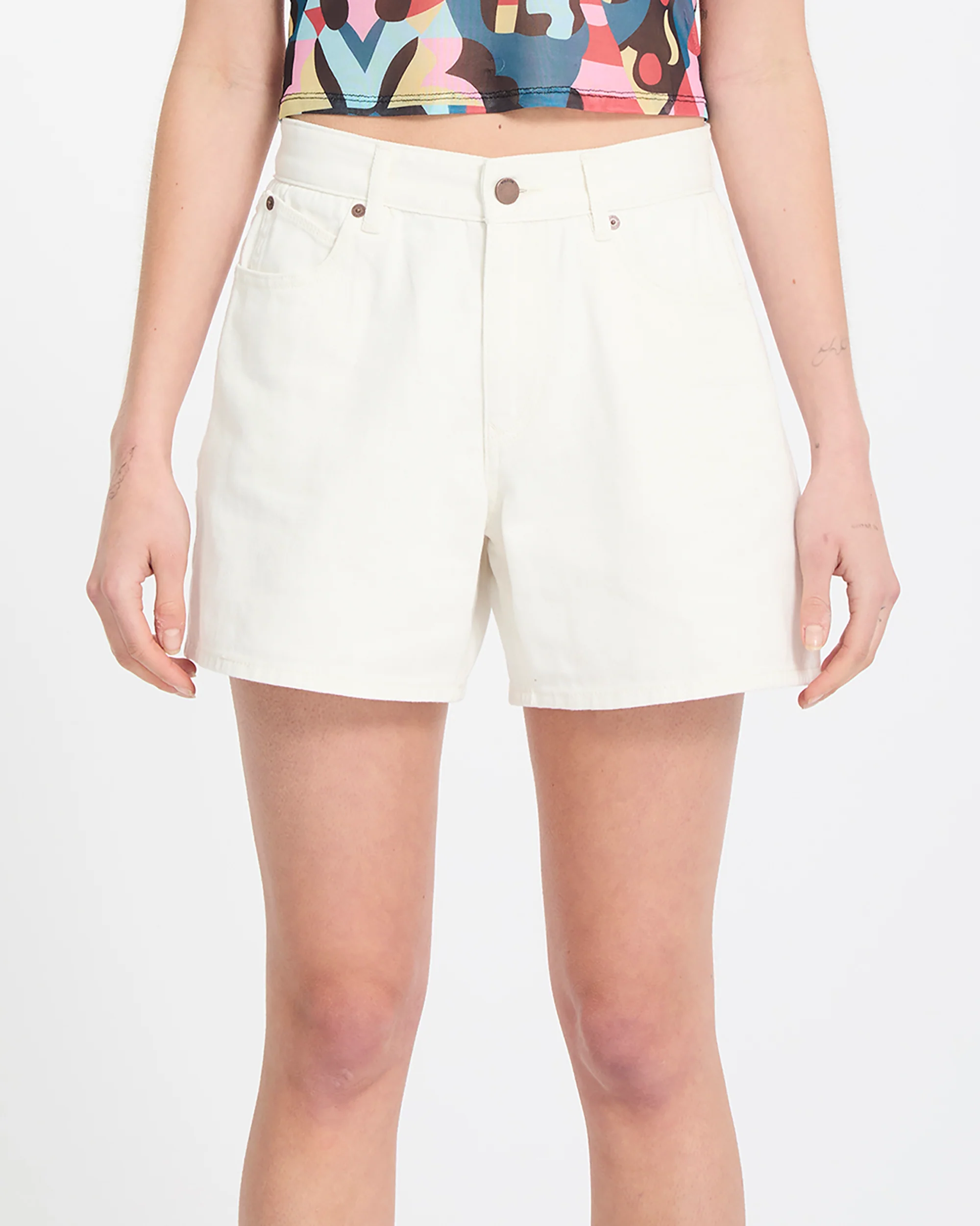 Stoned Boyfriend Short - Vintage White - Image 3