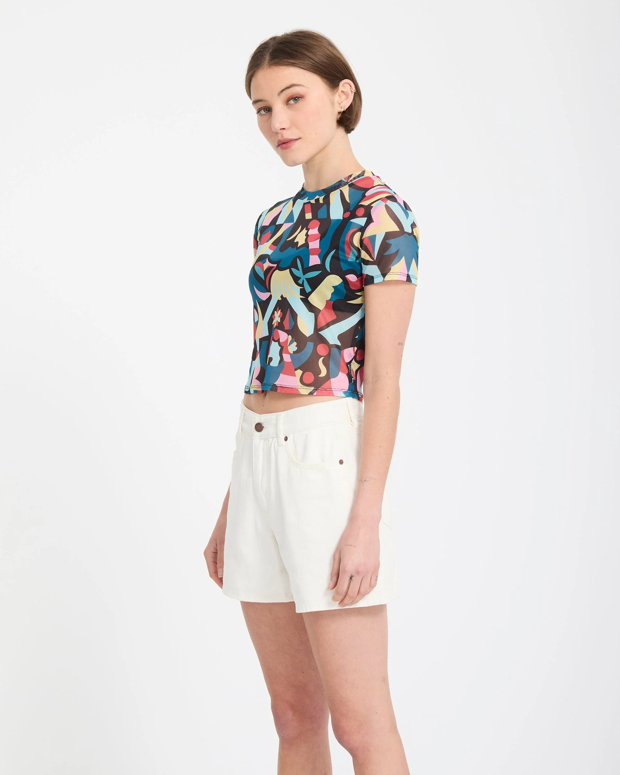 Stoned Boyfriend Short - Vintage White - Image 6