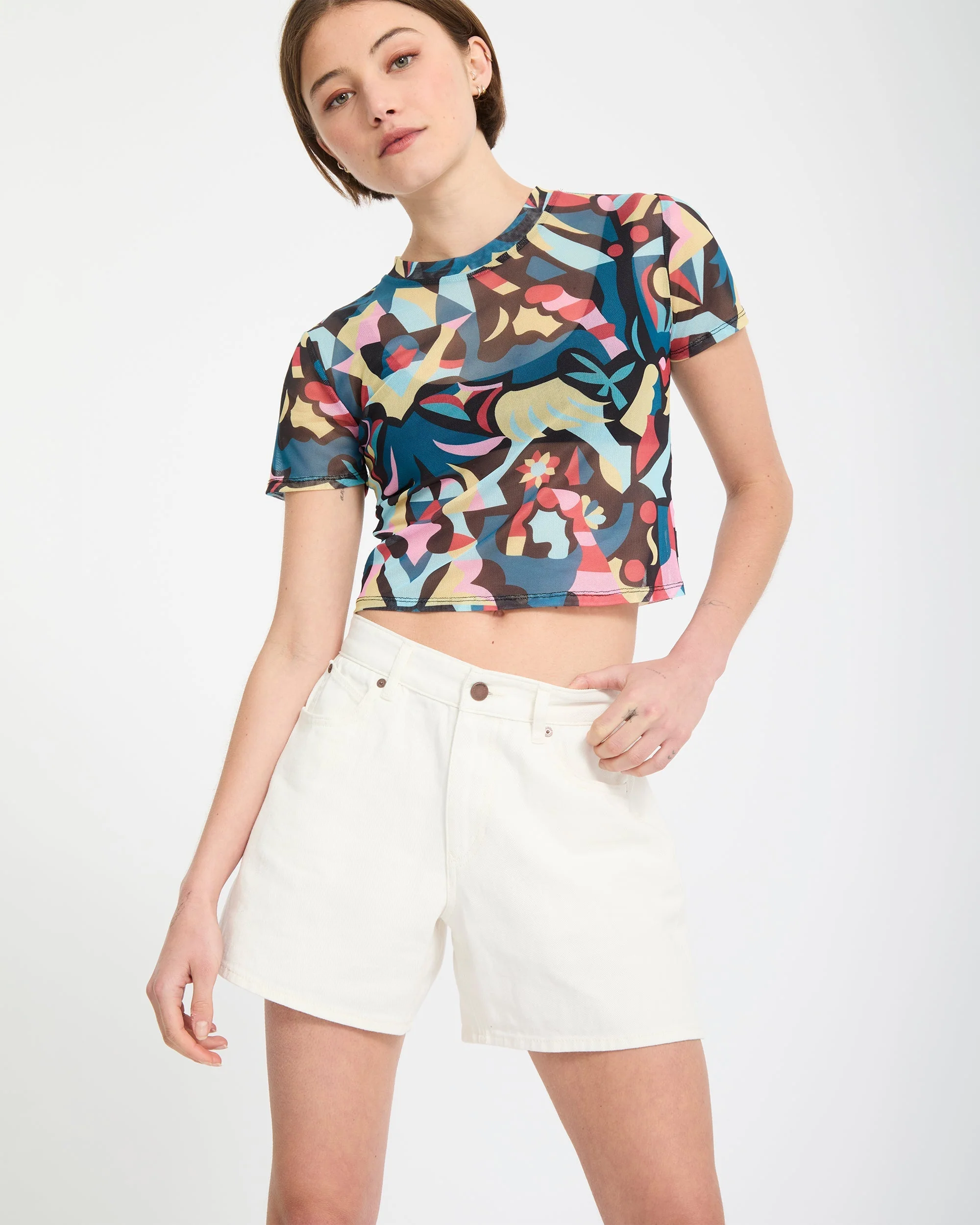 Stoned Boyfriend Short - Vintage White - Image 9