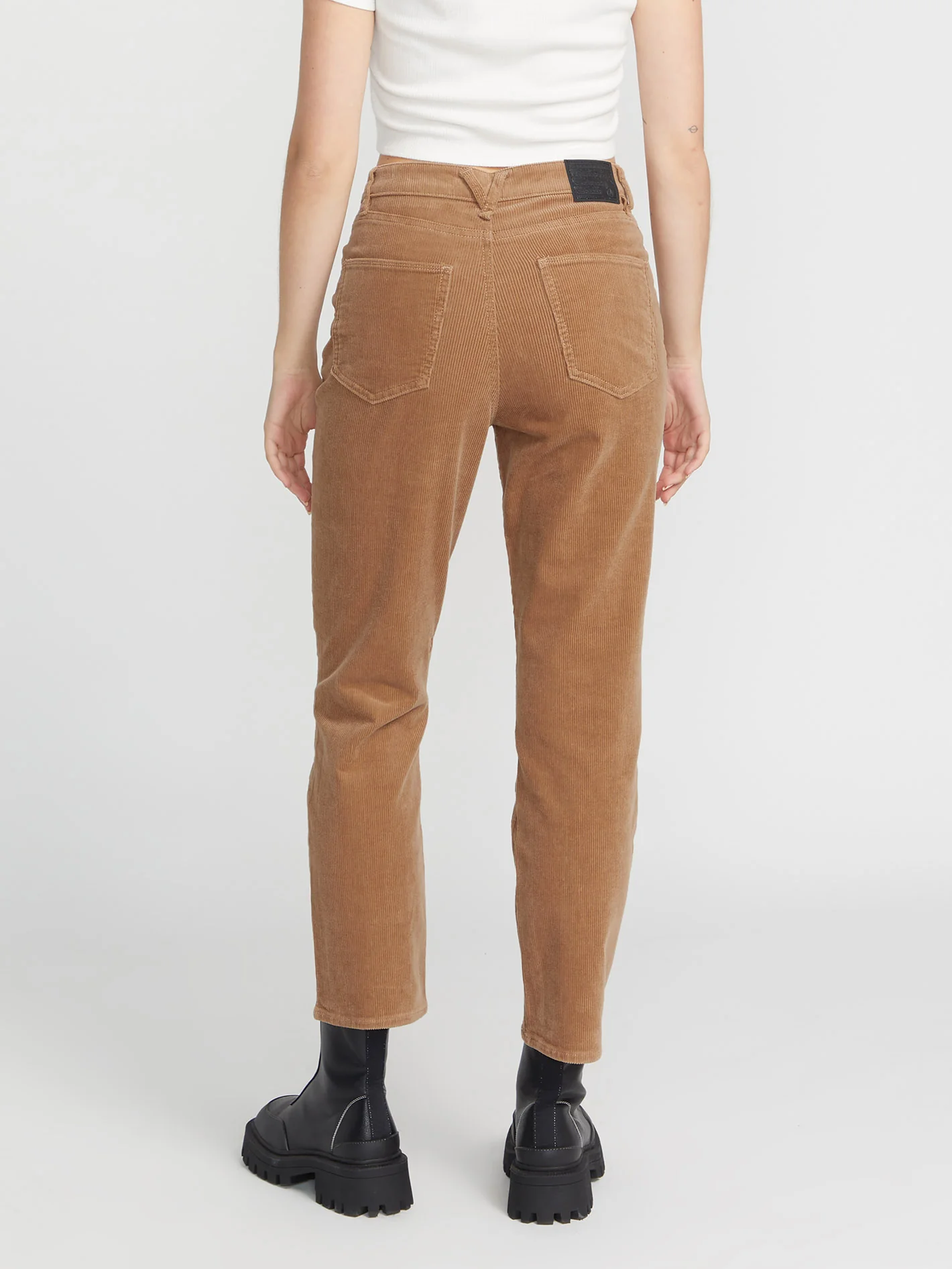 Stoned Straight Trousers - MOCHA - Image 2