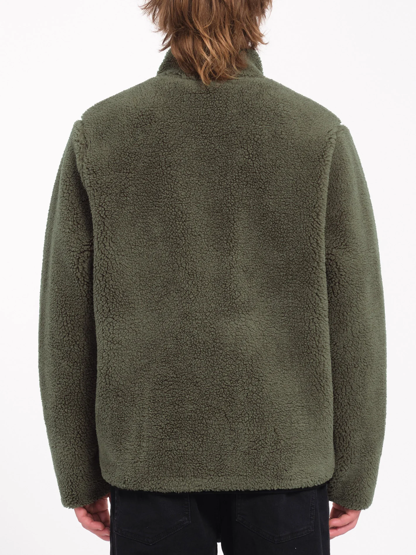 Storm Stone Sherpa Zip Sweatshirt - Wintermoss - Image 2