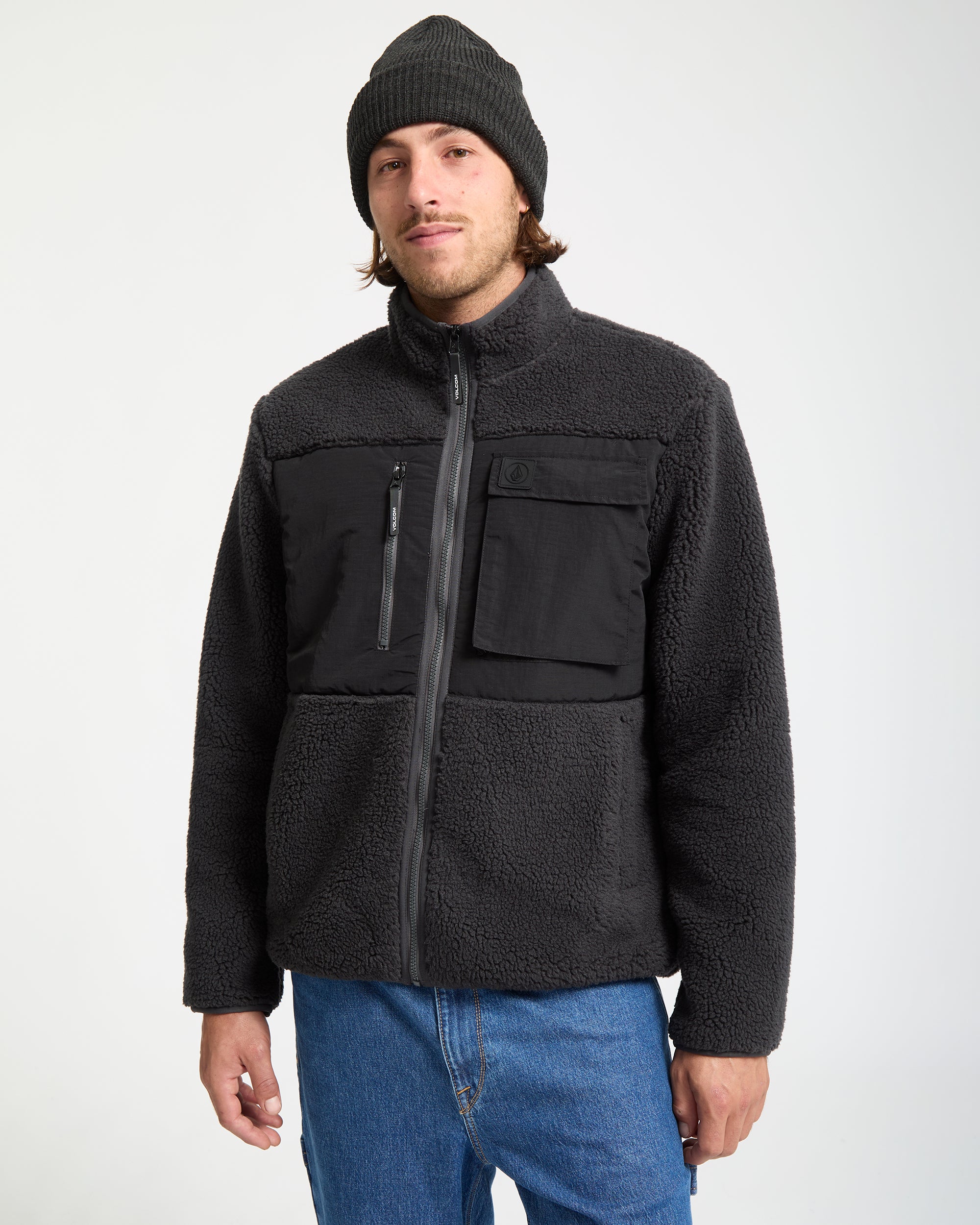 Storm Stone Zip Sweatshirt - Asphalt Black - Image 4