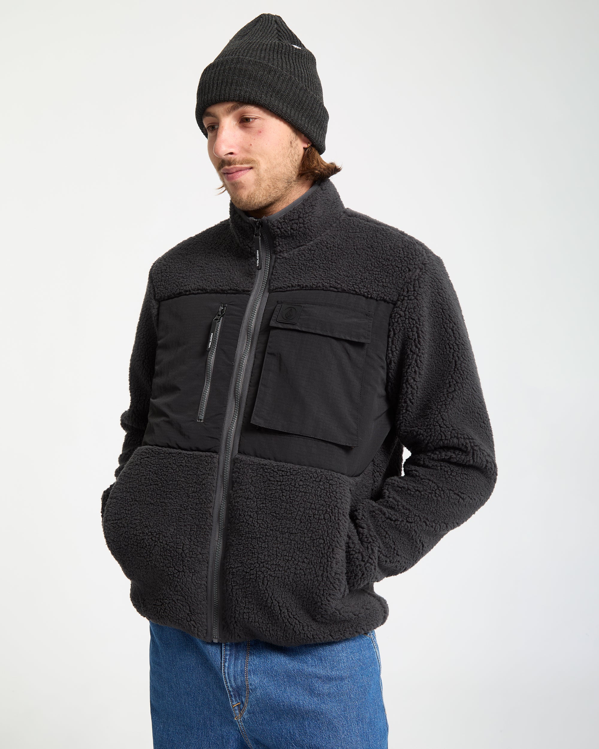 Storm Stone Zip Sweatshirt - Asphalt Black - Image 5