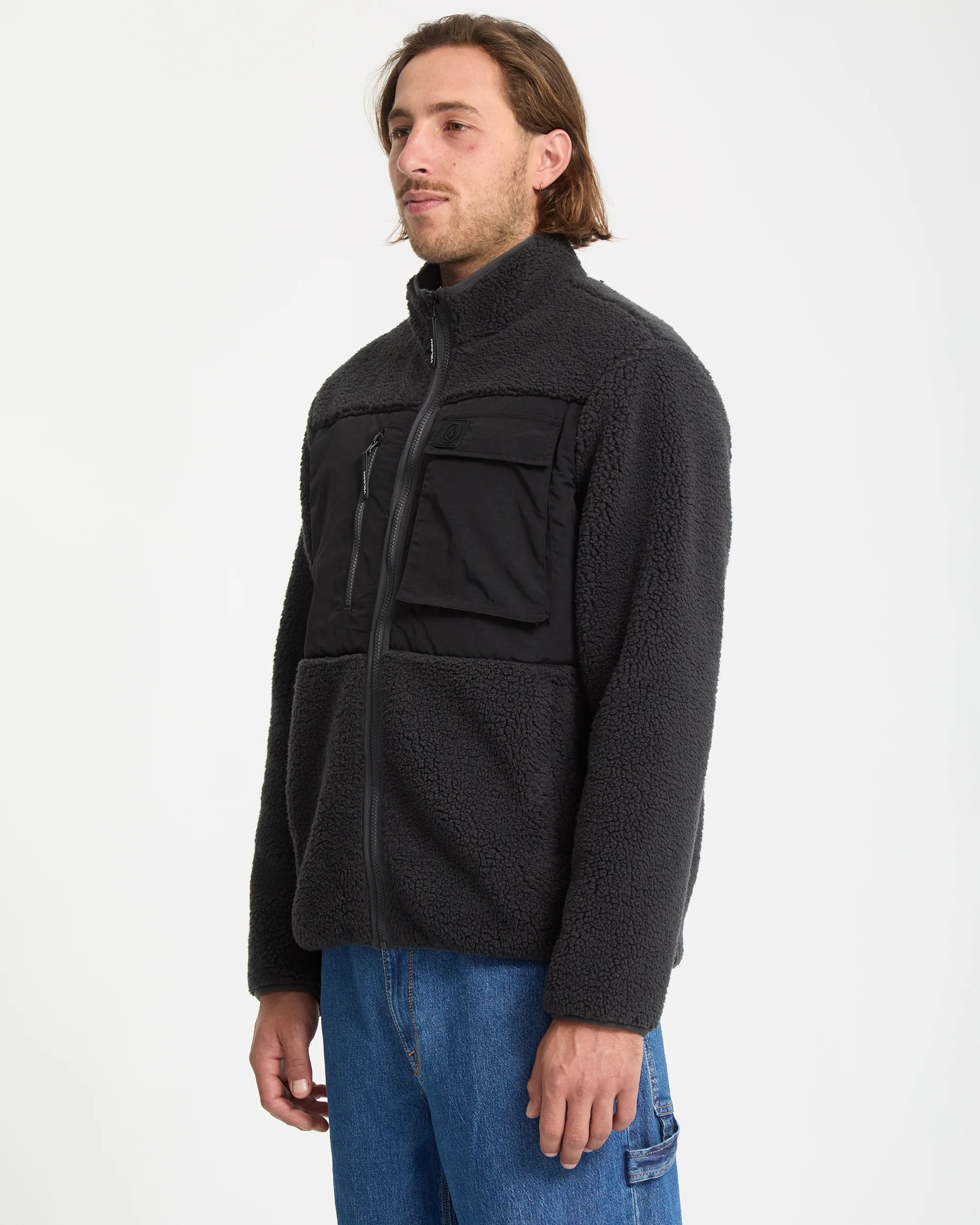 Storm Stone Zip Sweatshirt - Asphalt Black - Image 7