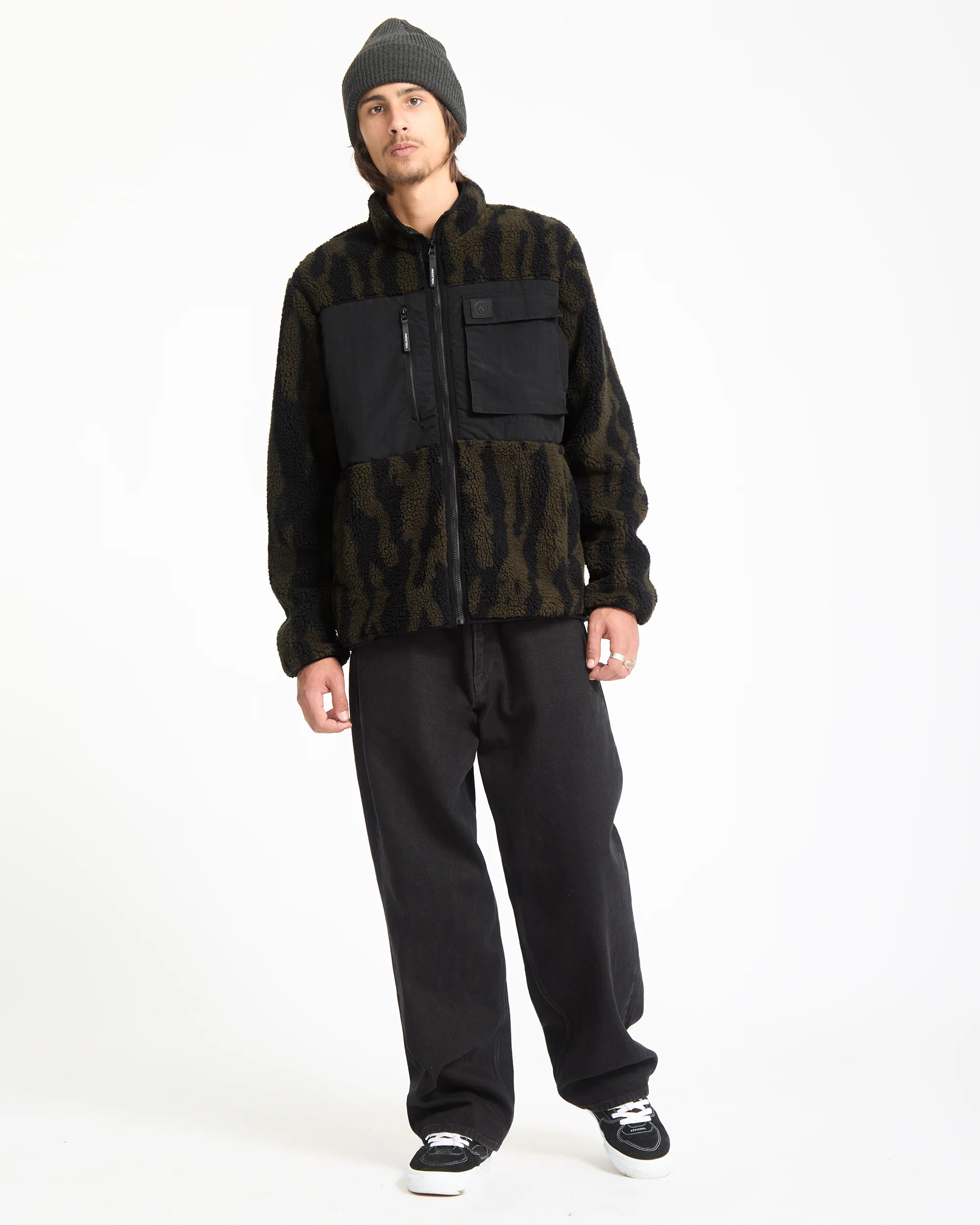 Storm Stone Zip Sweatshirt - Sage Leaf - Image 10
