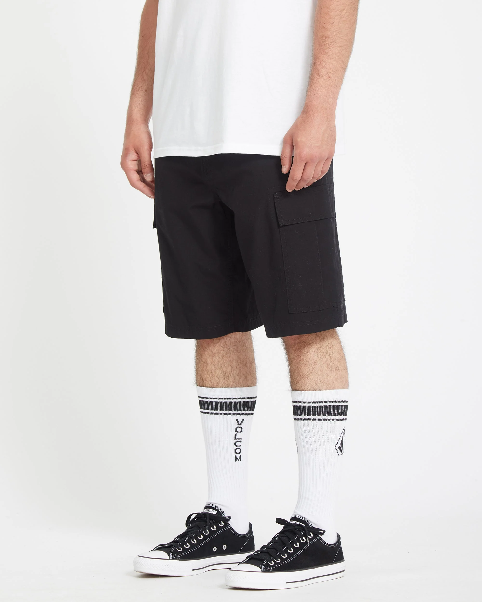 Strange Tripper 22" Cargo Short - Black - Image 4