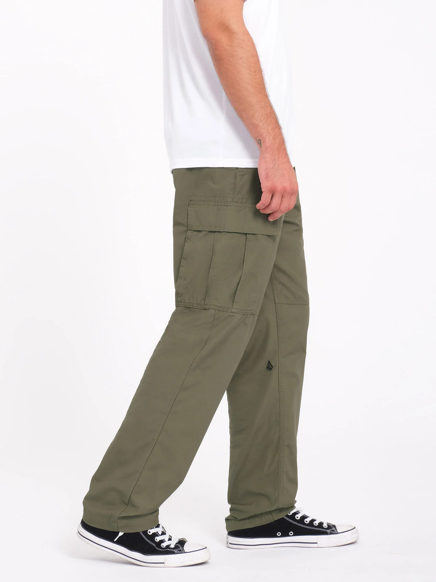 Strange Tripper Tapered Cargo Trousers - Wintermoss - Image 3