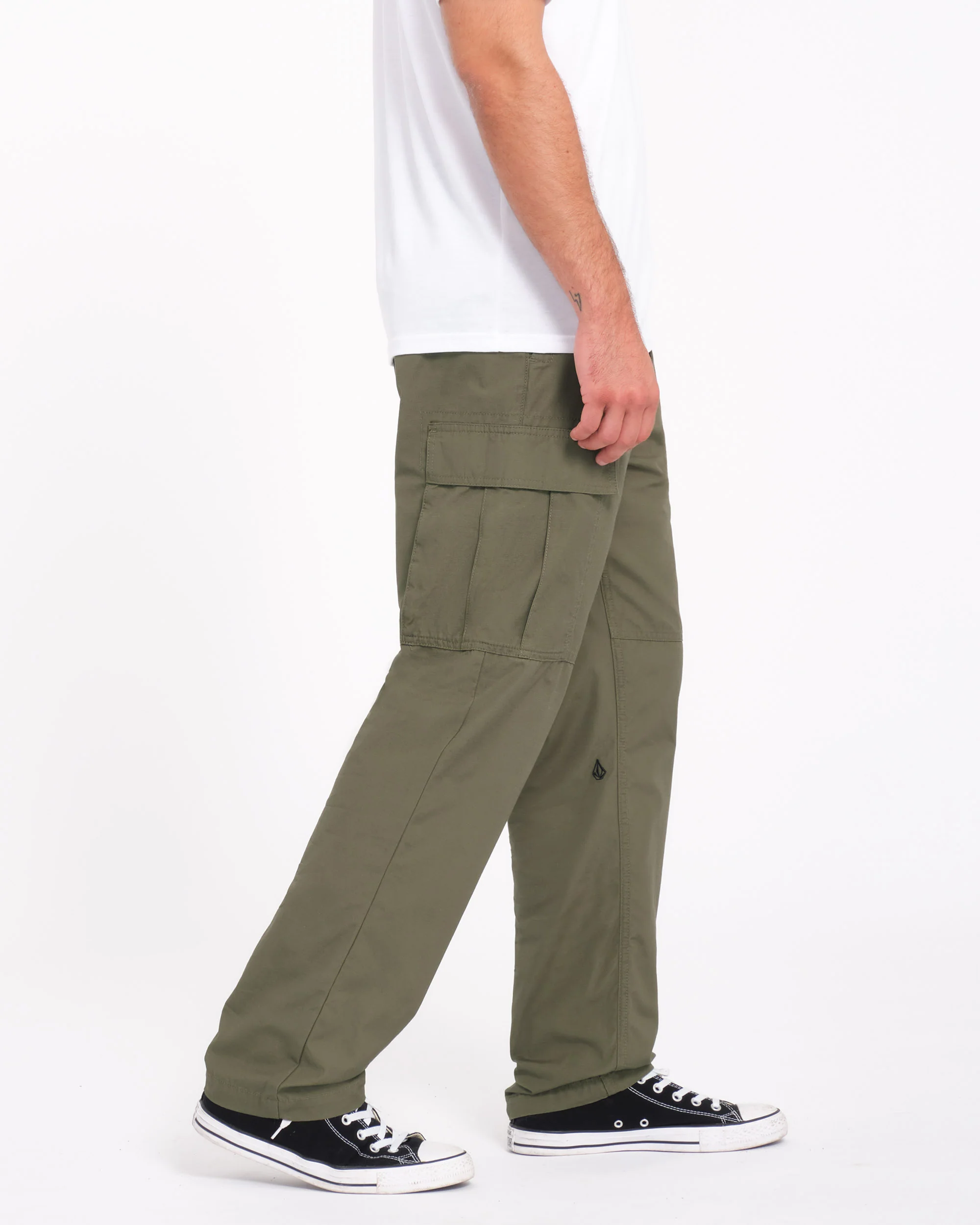 Strange Tripper Tapered Cargo Trousers - WINTERMOSS - Image 3