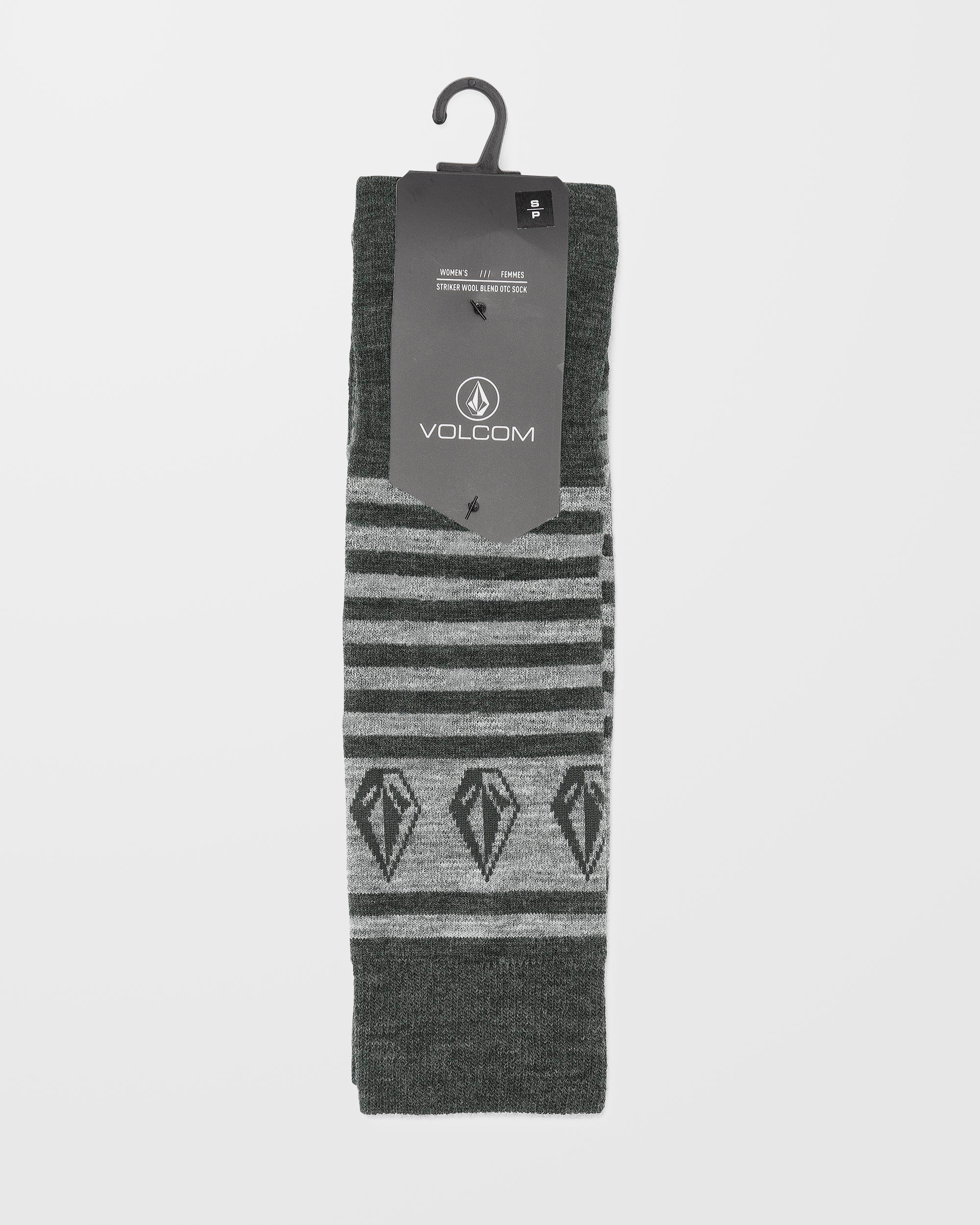 Striker Wool Blend Otc Socks - Black - Image 2