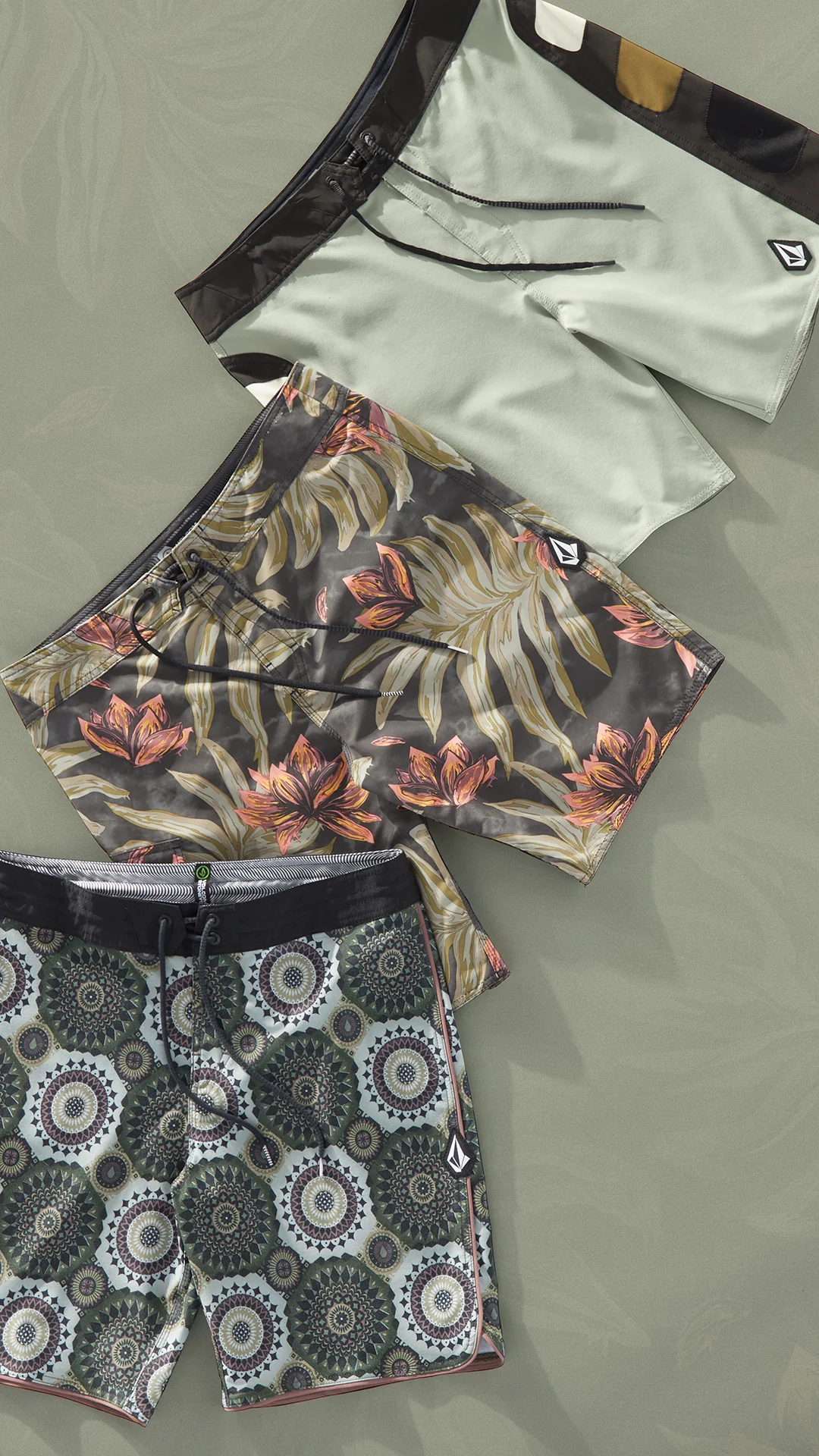 Surf Vitals Yago Dora 19" Boardshort - SEAGRASS GREEN - Image 6