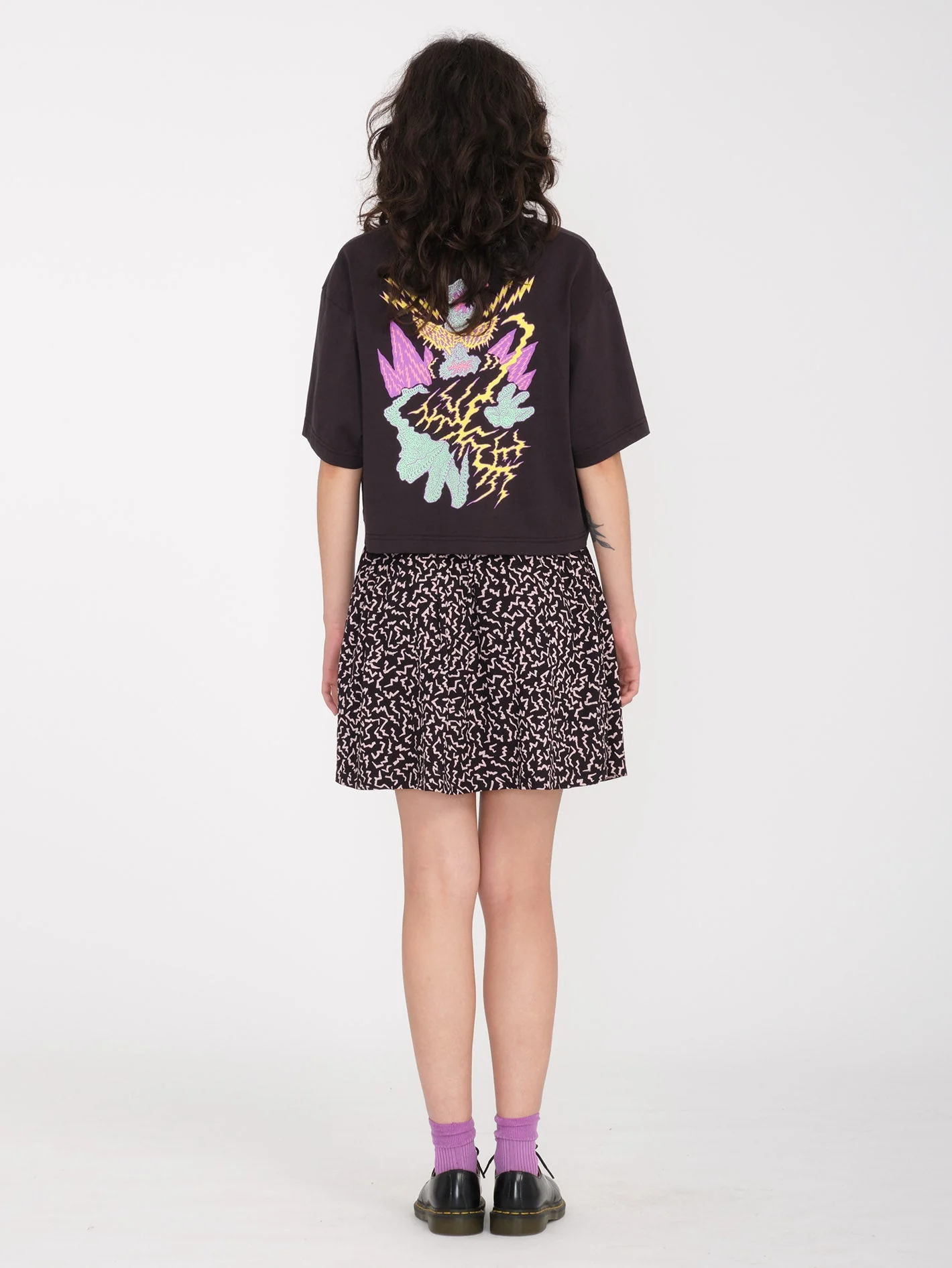 Surfpunk Skirt - BLACK - Image 2