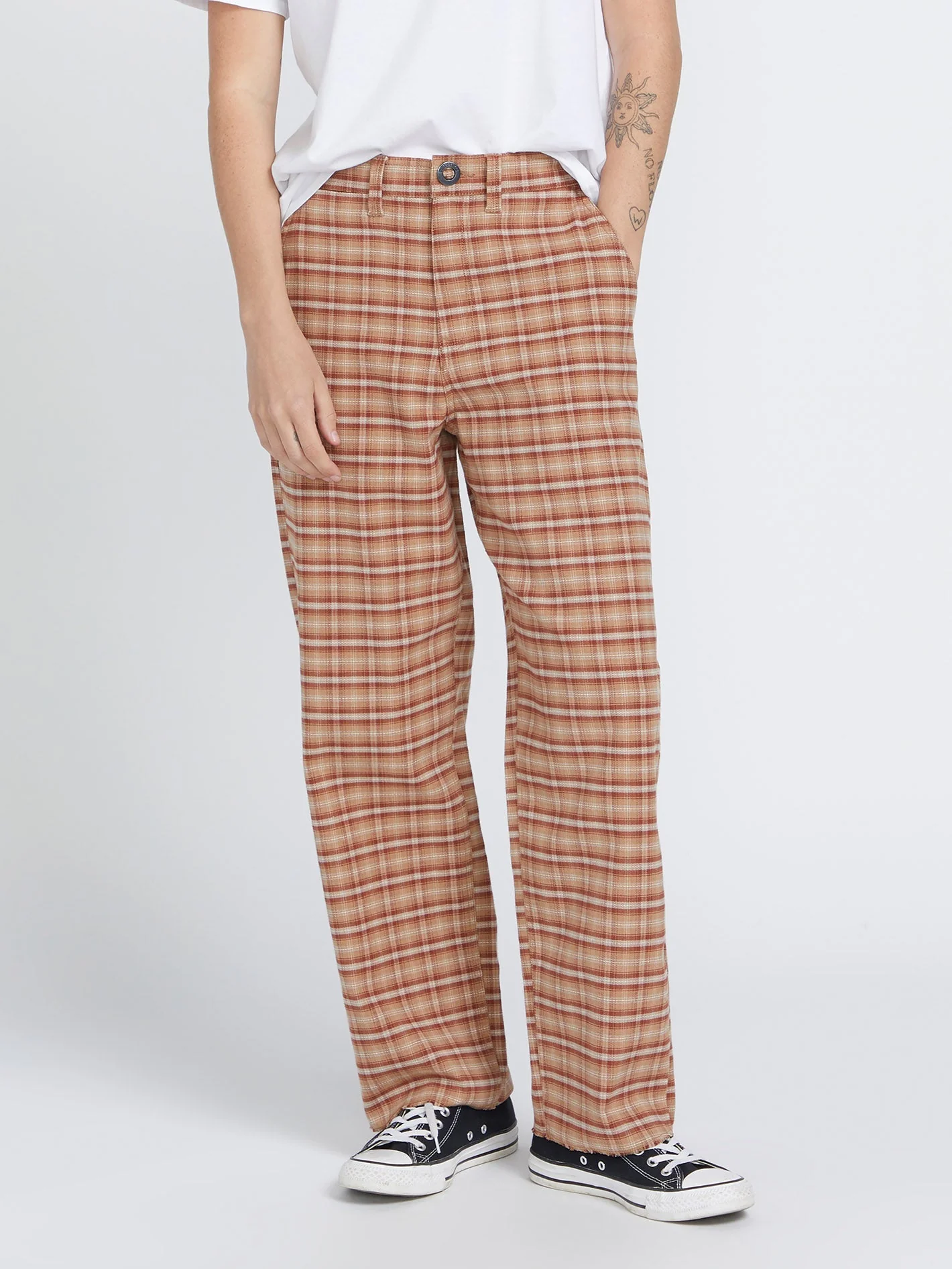Thisthatthem Skate Chino Trousers - TOFFEE