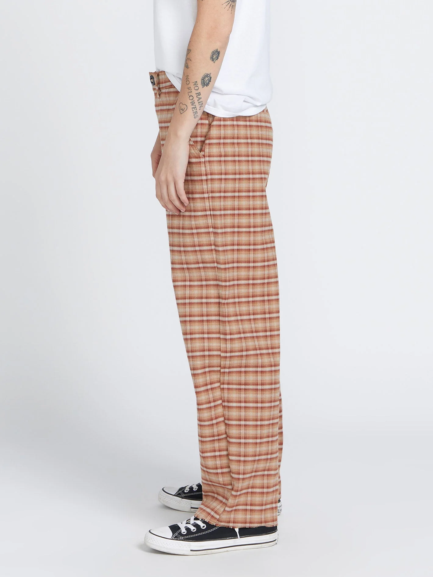 Thisthatthem Skate Chino Trousers - TOFFEE - Image 3