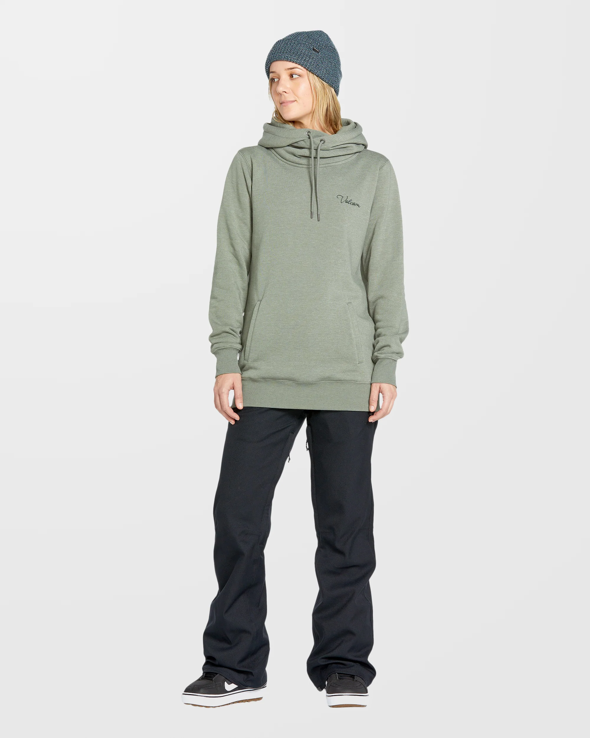 Tower Fleece Hoodie - Lichen Green - Image 3