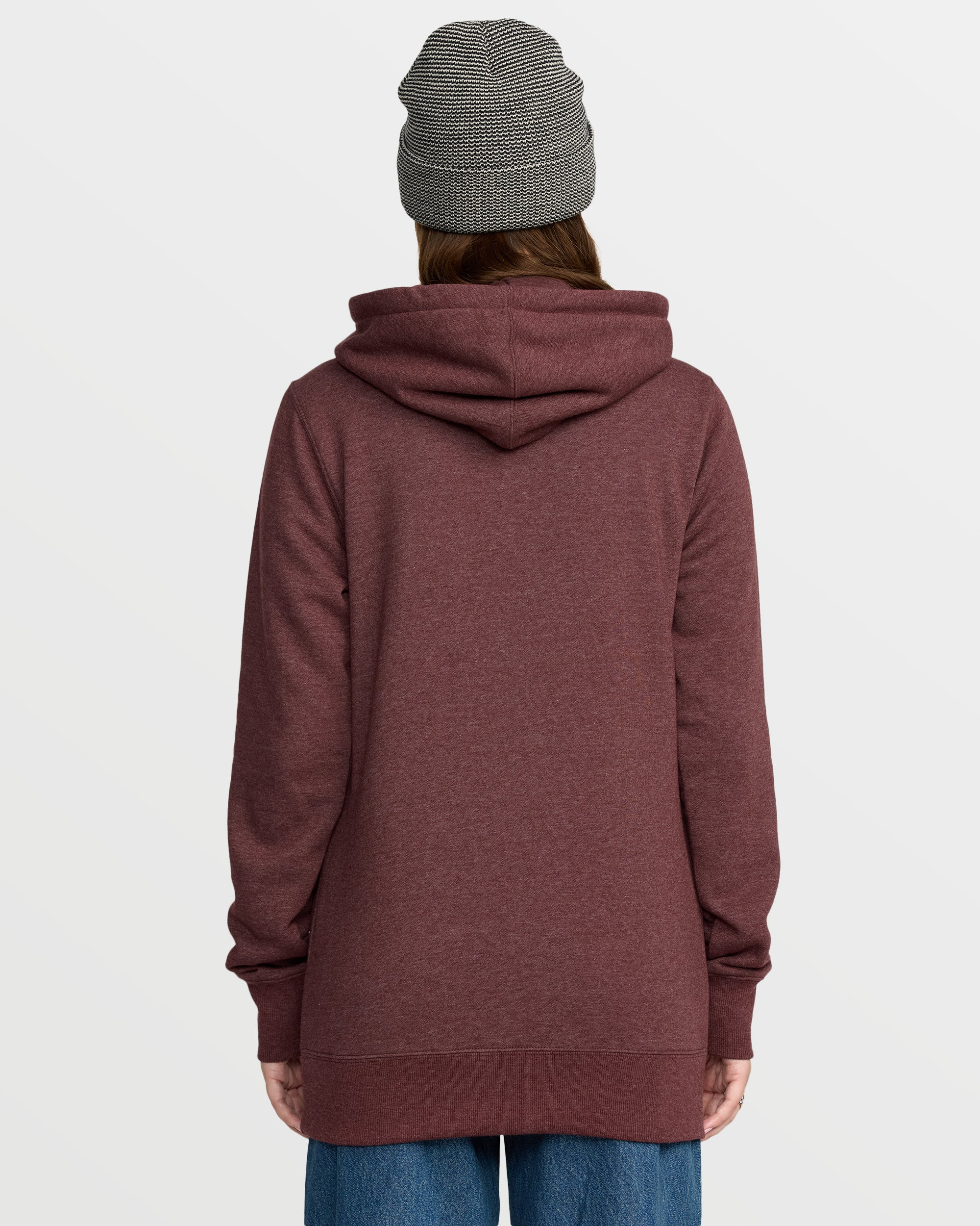 Tower Fleece Hoodie - Oxblood - Image 2