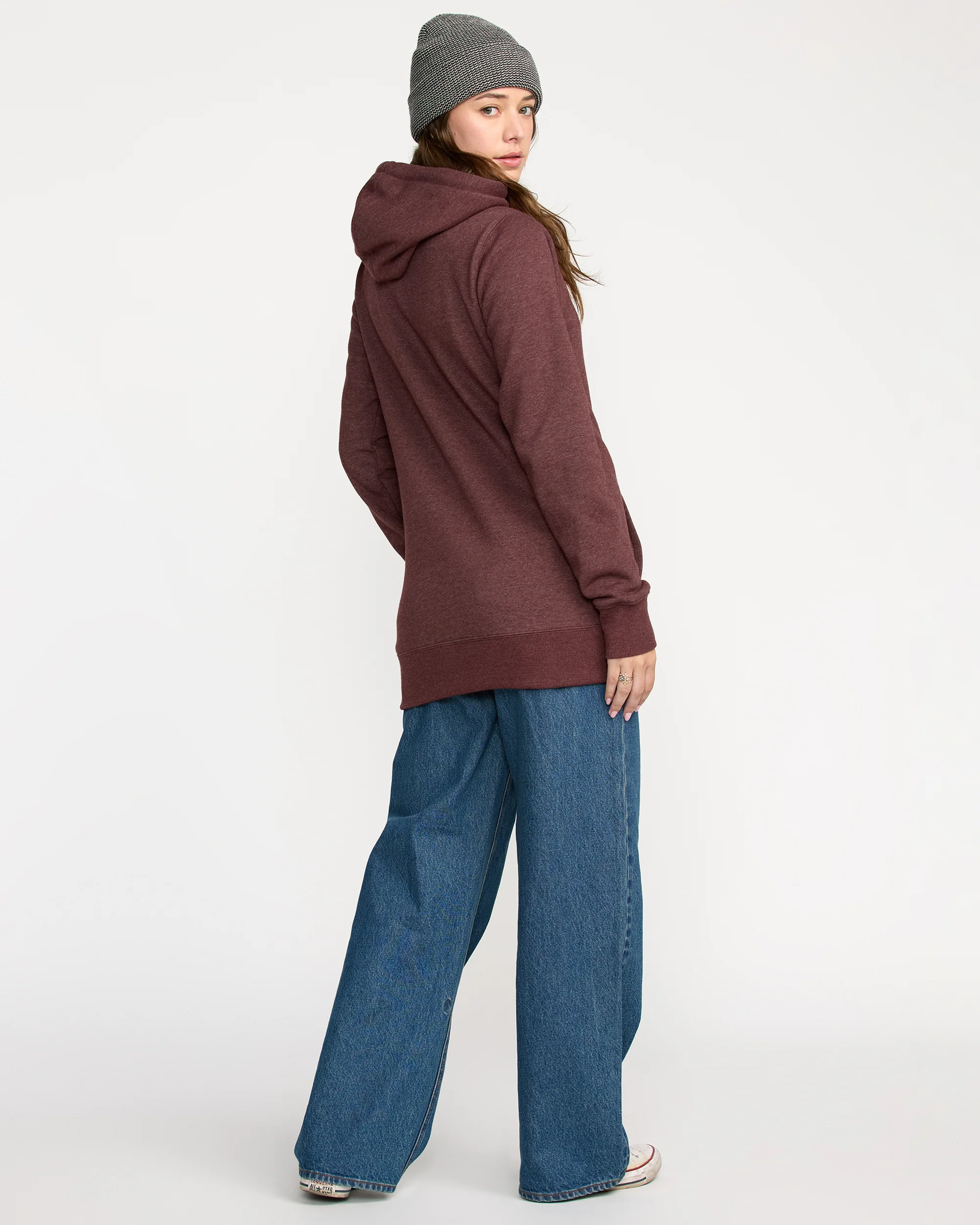 Tower Fleece Hoodie - Oxblood - Image 4