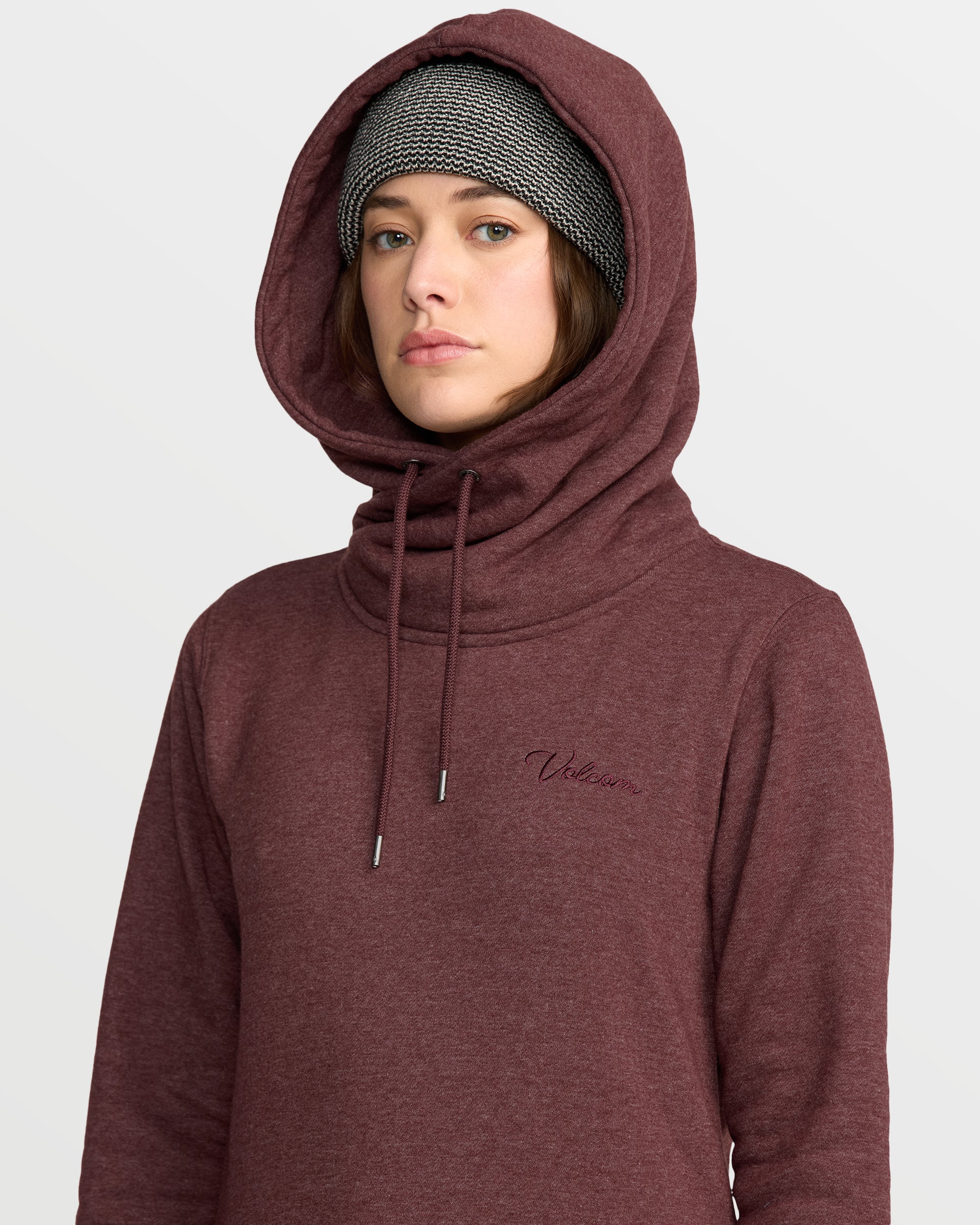 Tower Fleece Hoodie - Oxblood - Image 5