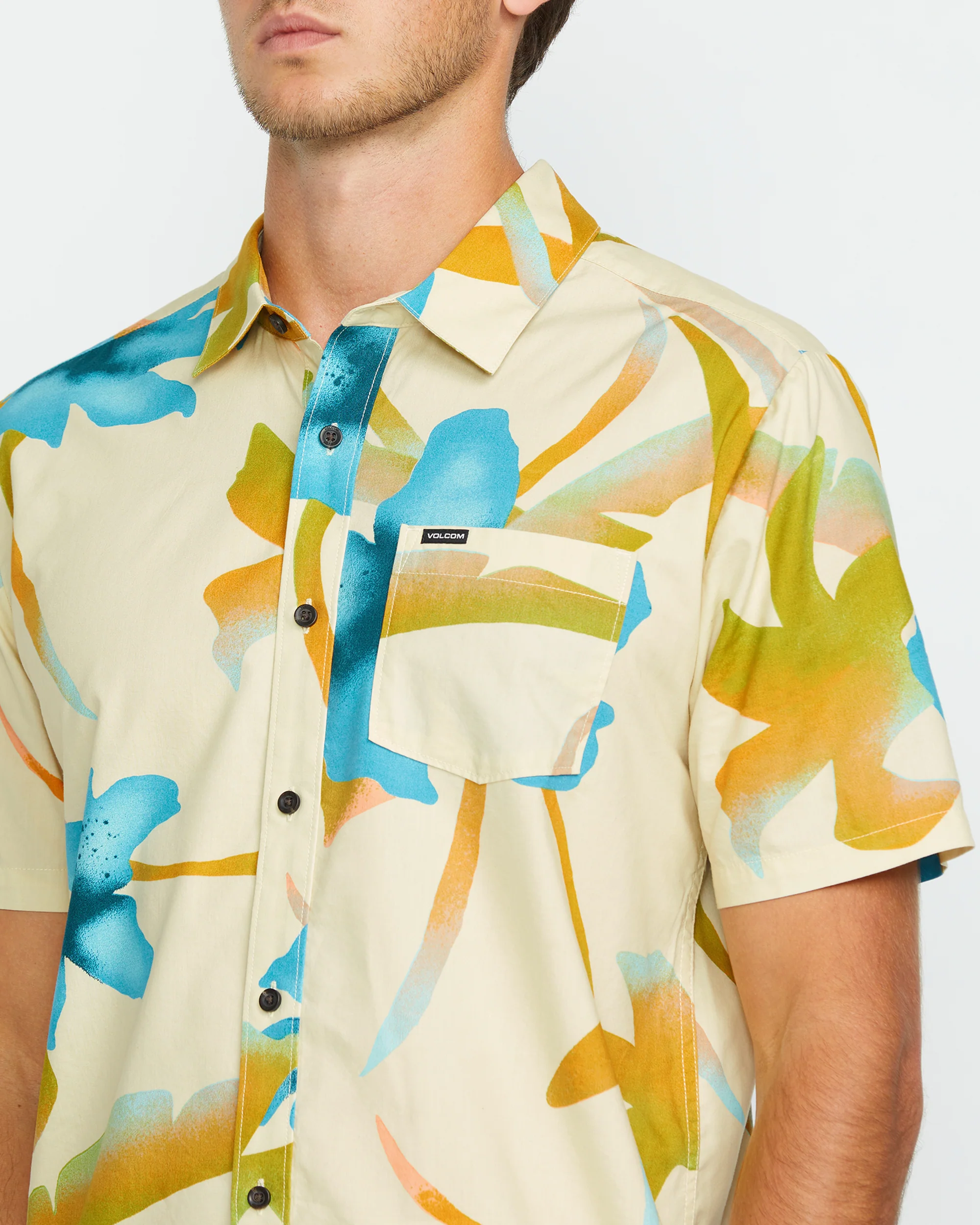 Tracers Floral Shirt - LIGHT BEIGE - Image 4