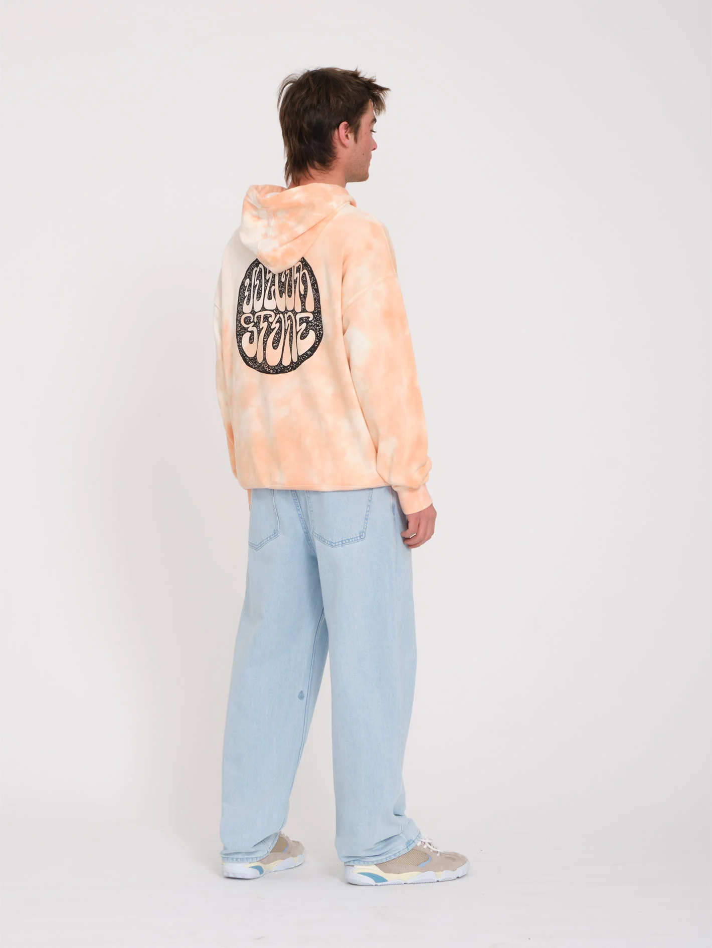 Trippin Dye Hoodie - PEACH BUD - Image 3