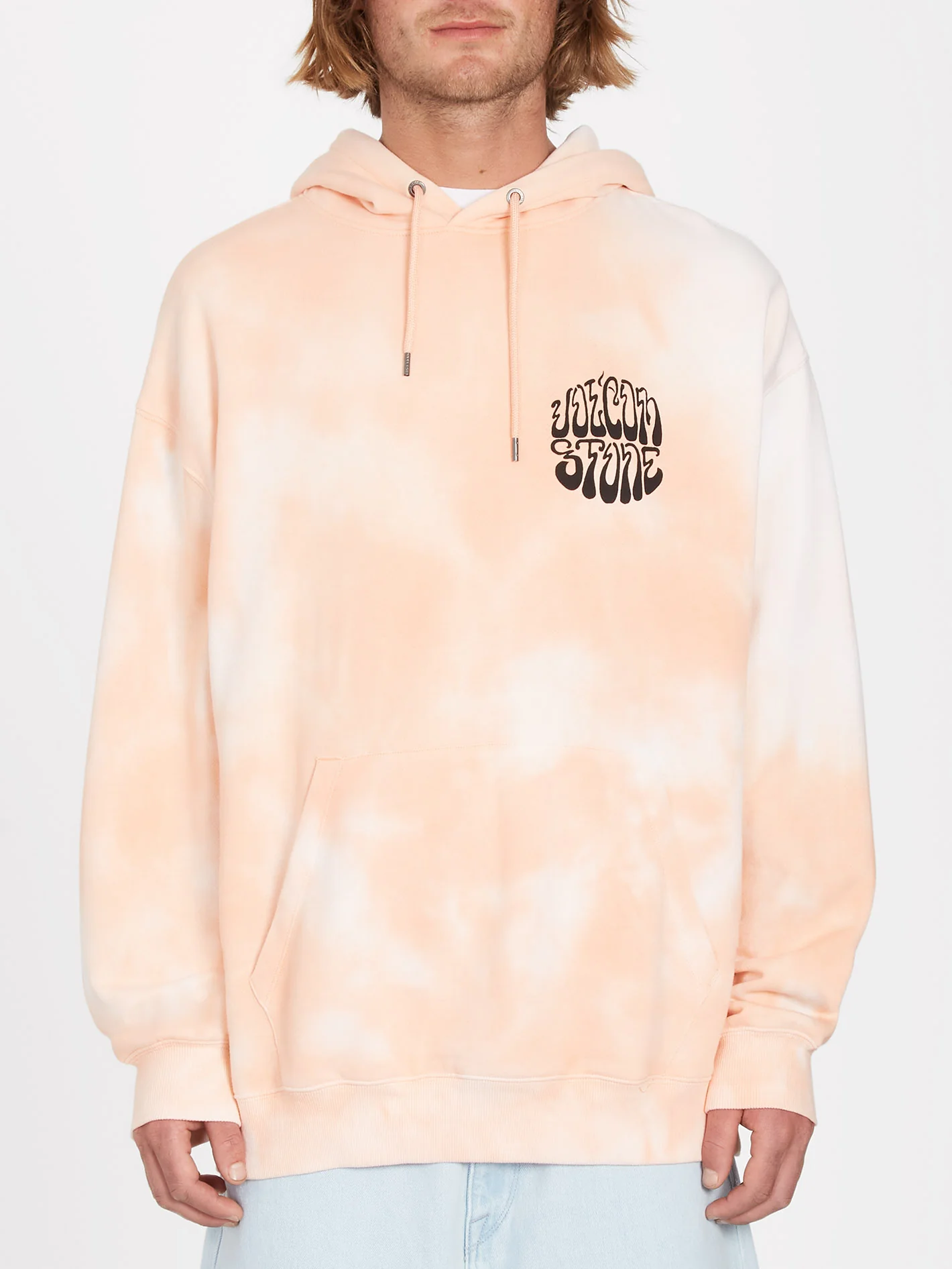 Trippin Dye Hoodie - PEACH BUD - Image 4