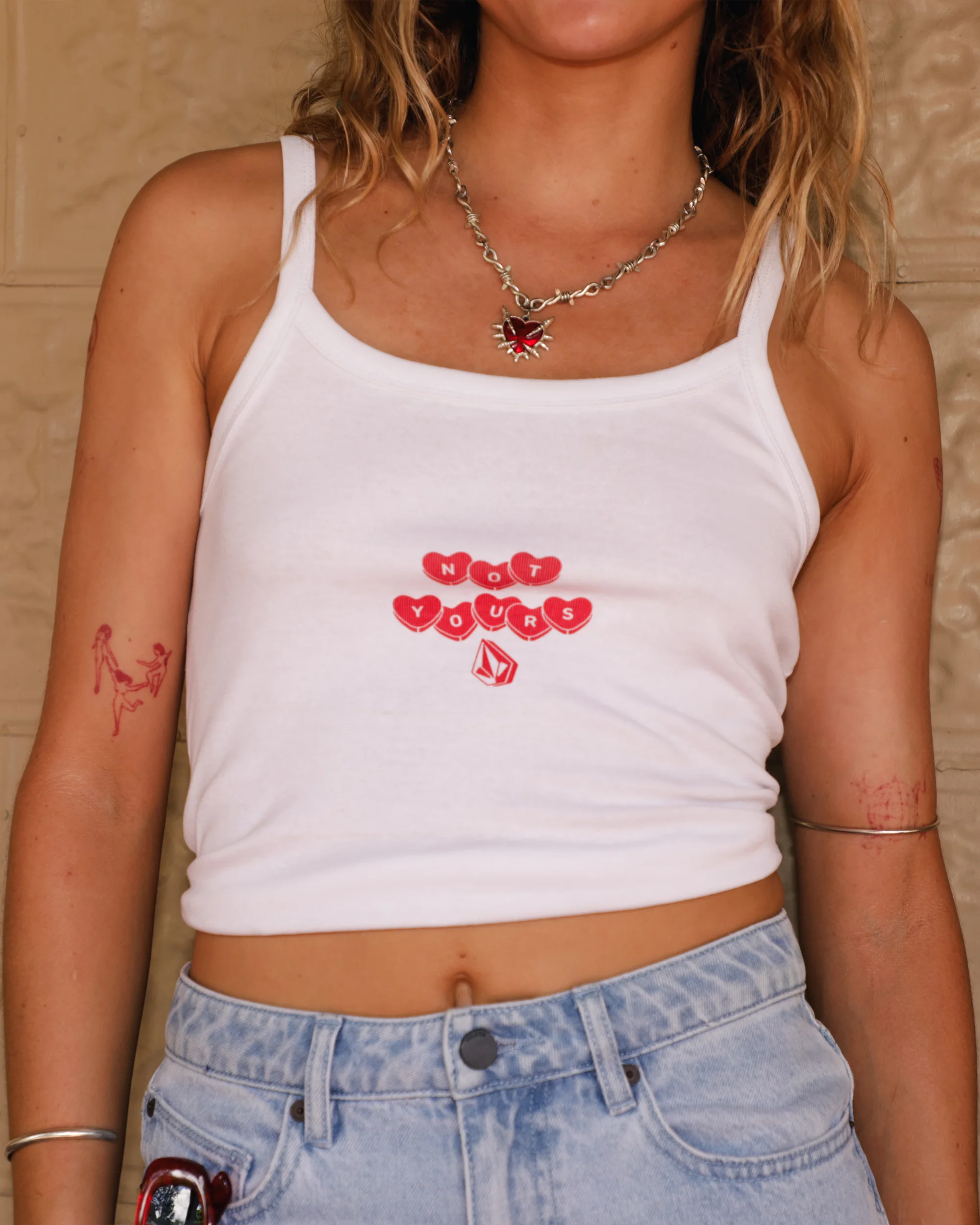 Trippin Tank Top - White