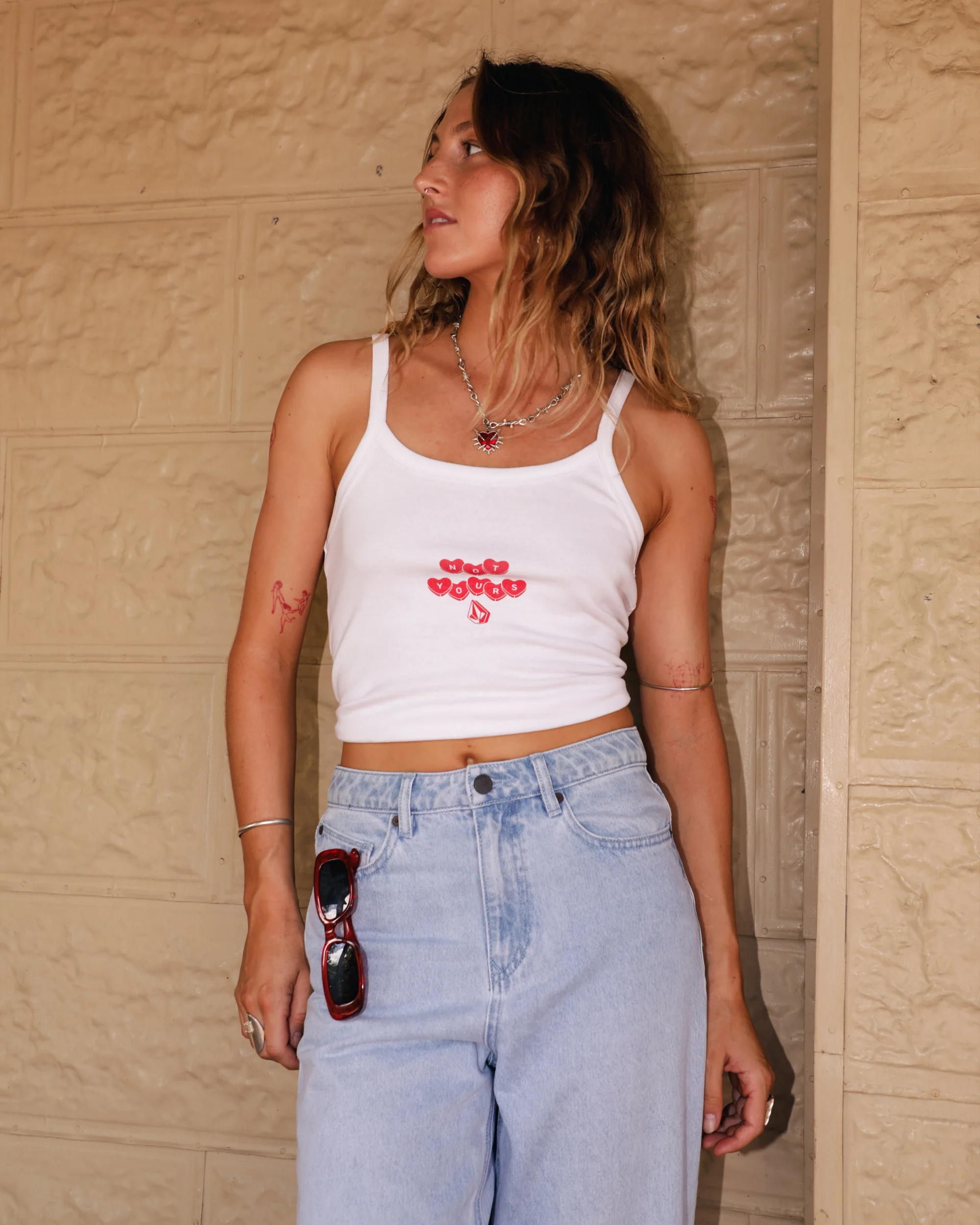 Trippin Tank Top - White - Image 5