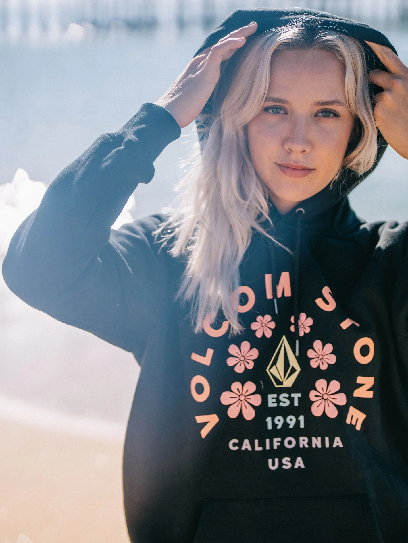 Truly Stoked Hoodie - Black - Image 3