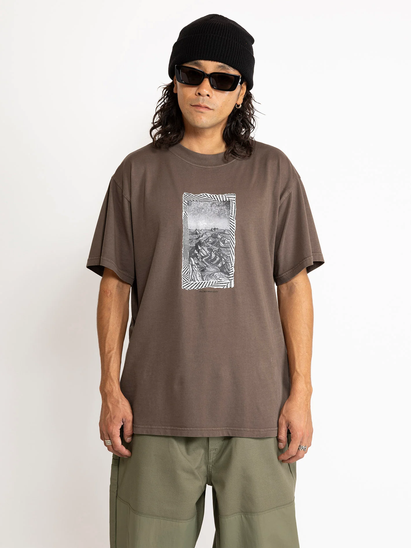 Iguchi Valley T-Shirt - Dark Earth - Image 5
