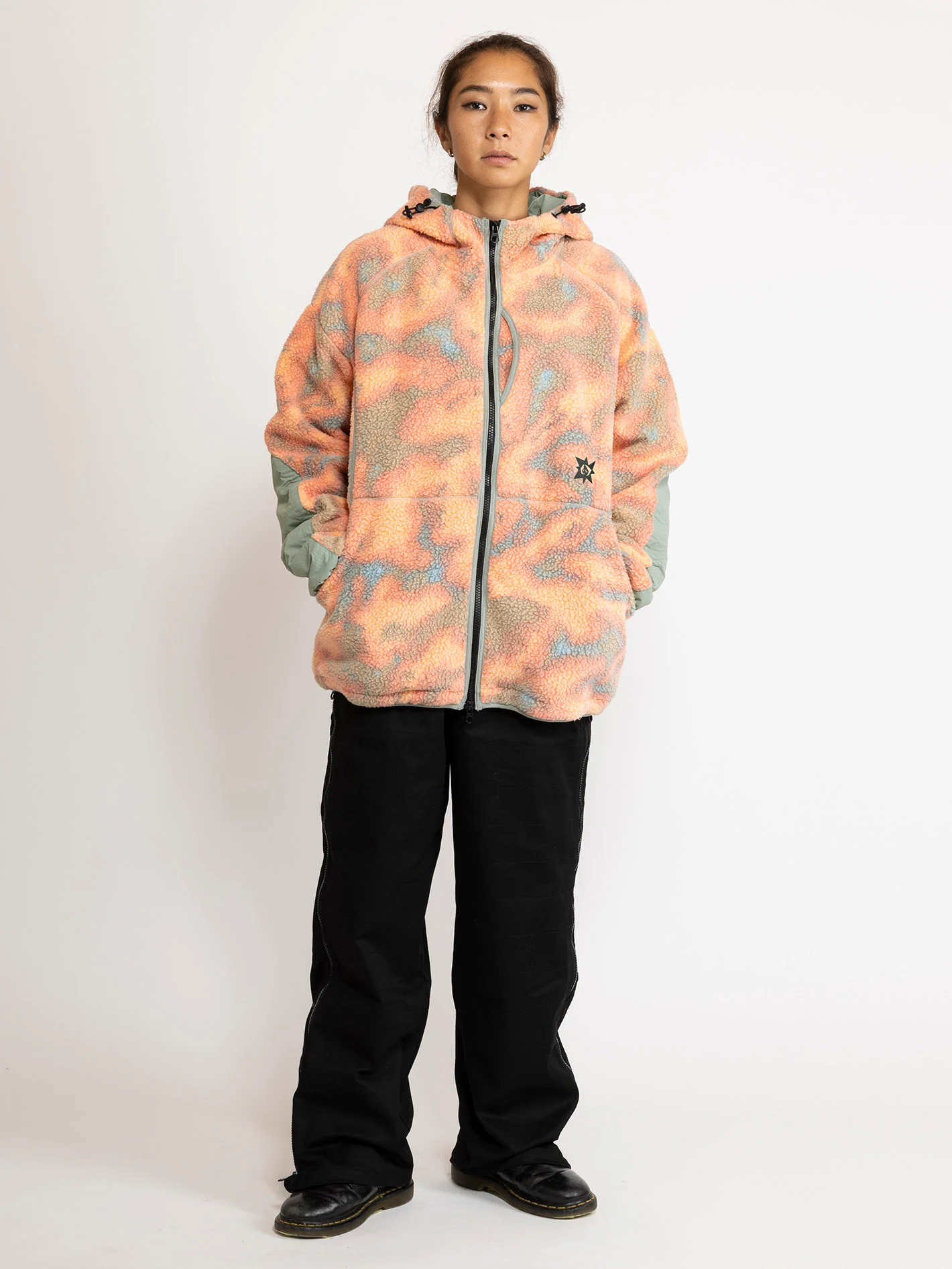 Iguchi Zip Hoodie - Tigerlily - Image 5