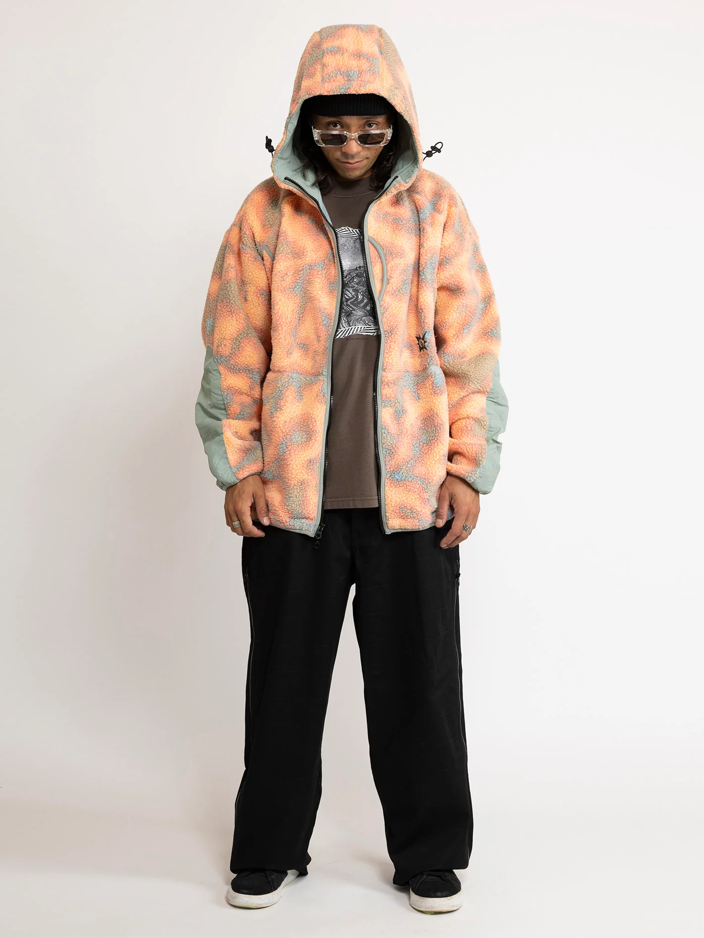 Iguchi Zip Hoodie - Tigerlily - Image 7
