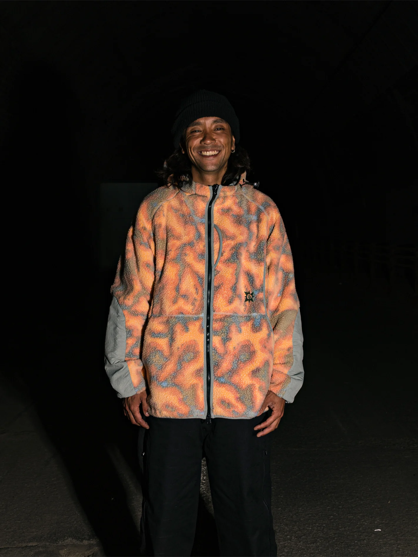 Iguchi Zip Hoodie - Tigerlily - Image 8