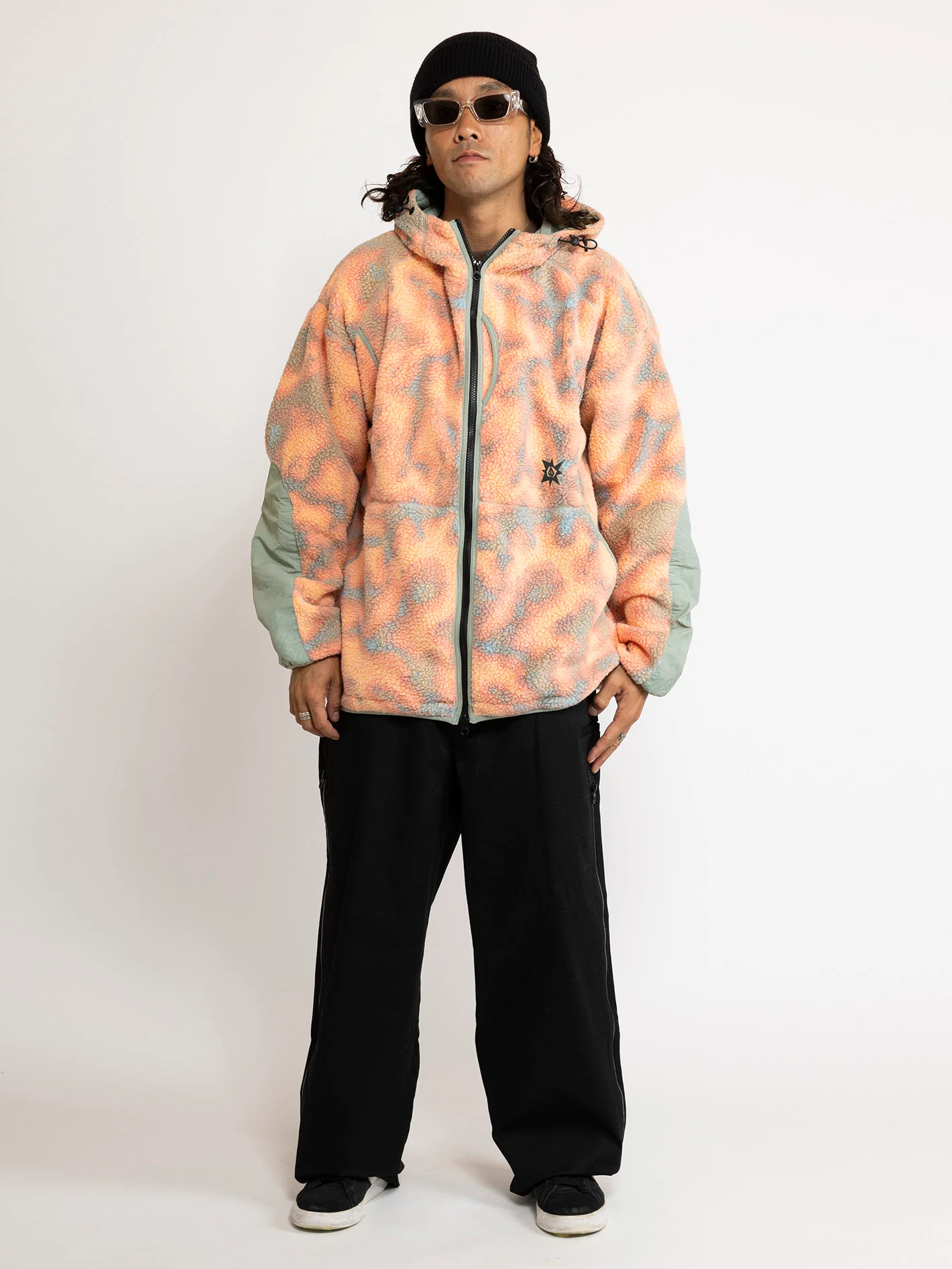 Iguchi Zip Hoodie - Tigerlily - Image 9