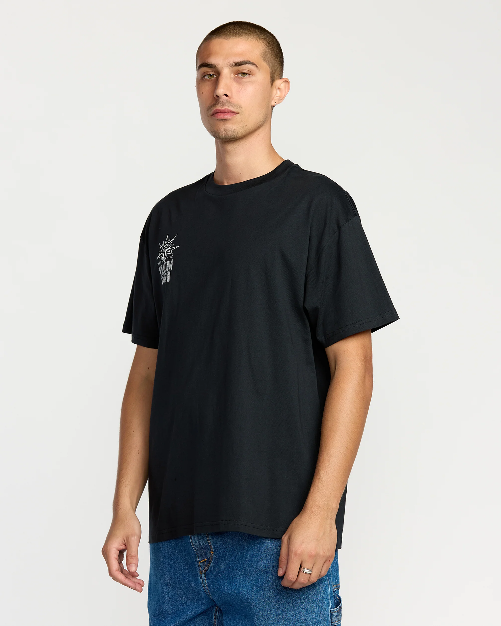 Tune In T-Shirt - Antique Black - Image 5