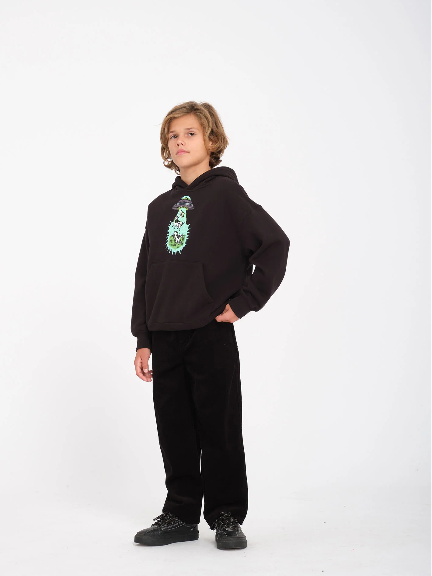 Udder Space Hoodie - Black - (KIDS) - Image 3