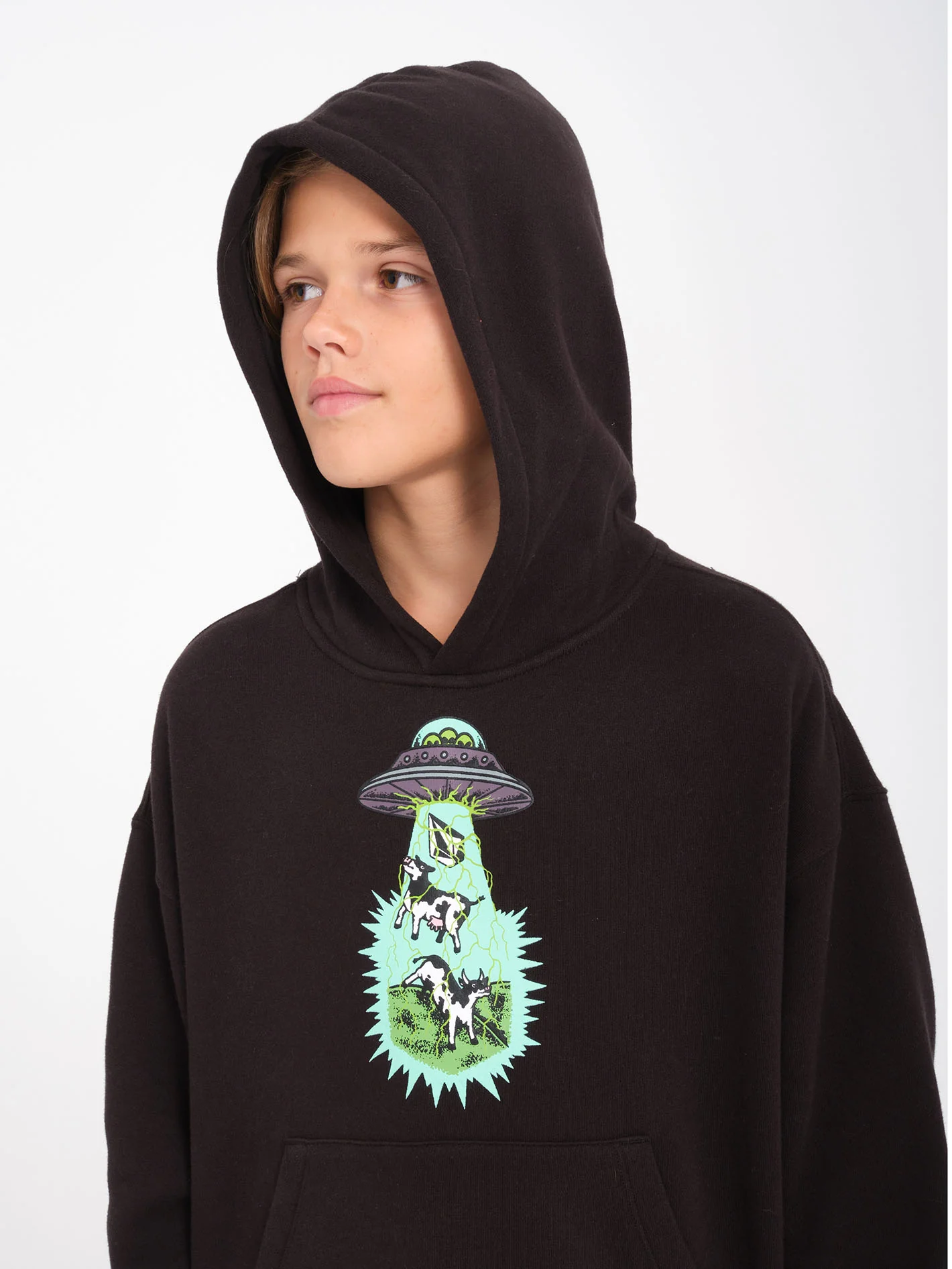 Udder Space Hoodie - Black - (KIDS) - Image 5