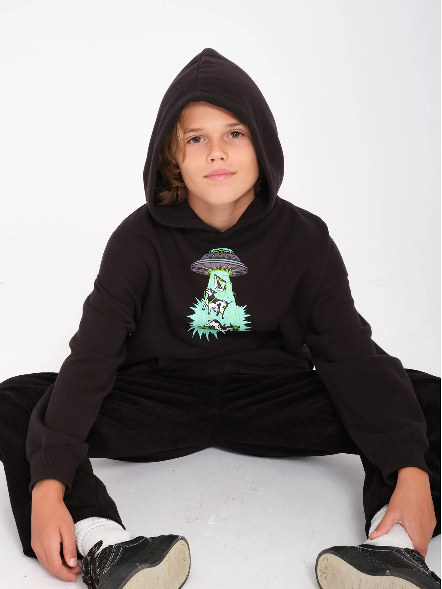 Udder Space Hoodie - Black - (KIDS) - Image 7